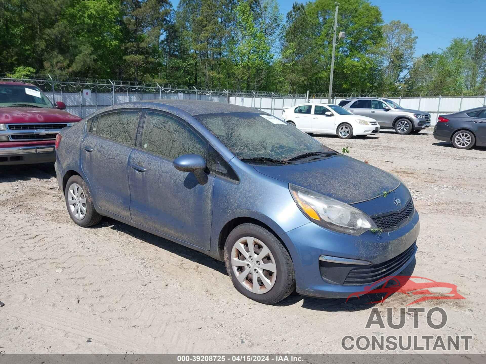 KIA RIO 2016 - KNADM4A34G6604984