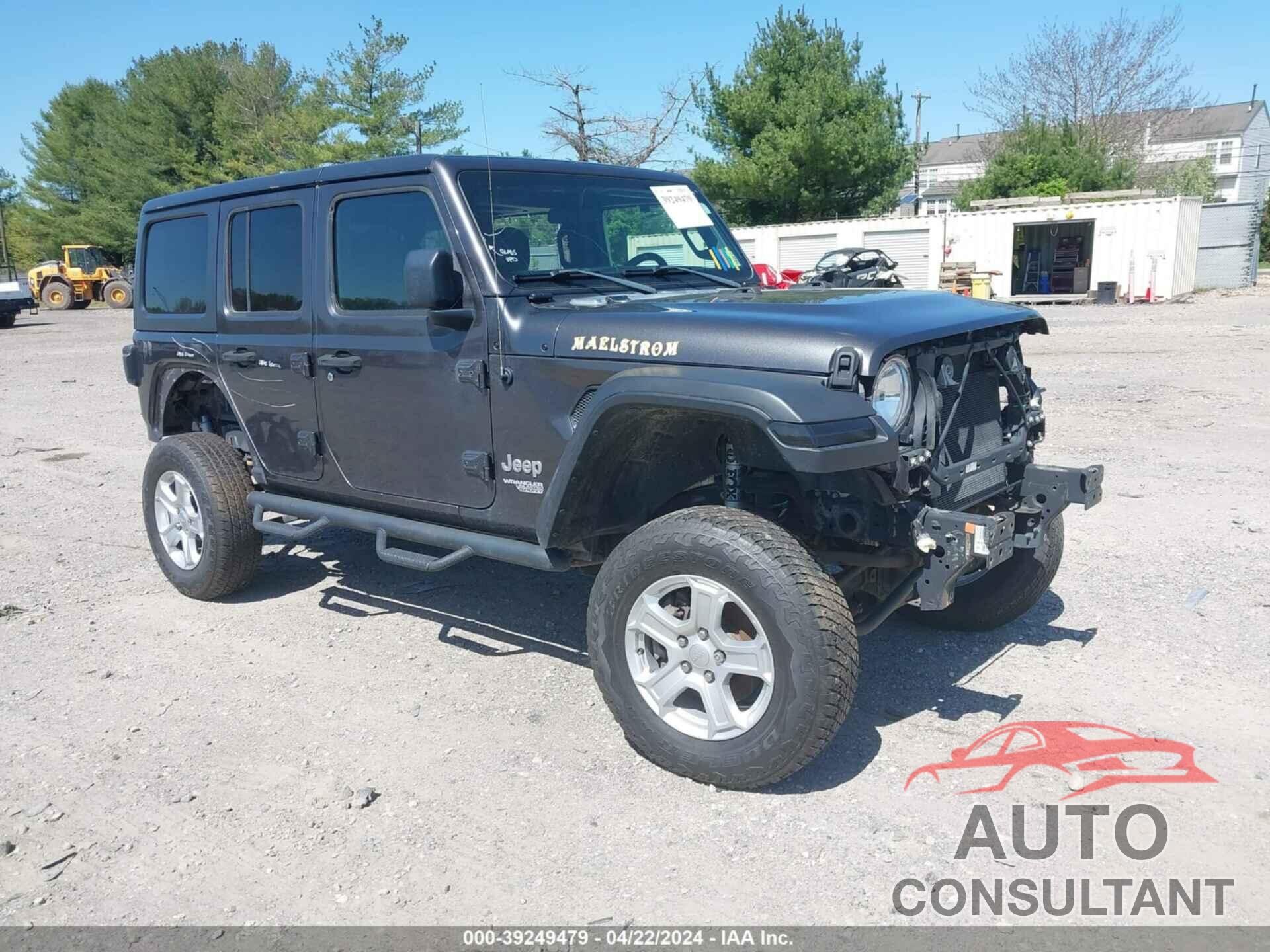 JEEP WRANGLER UNLIMITED 2018 - 1C4HJXDG4JW121001