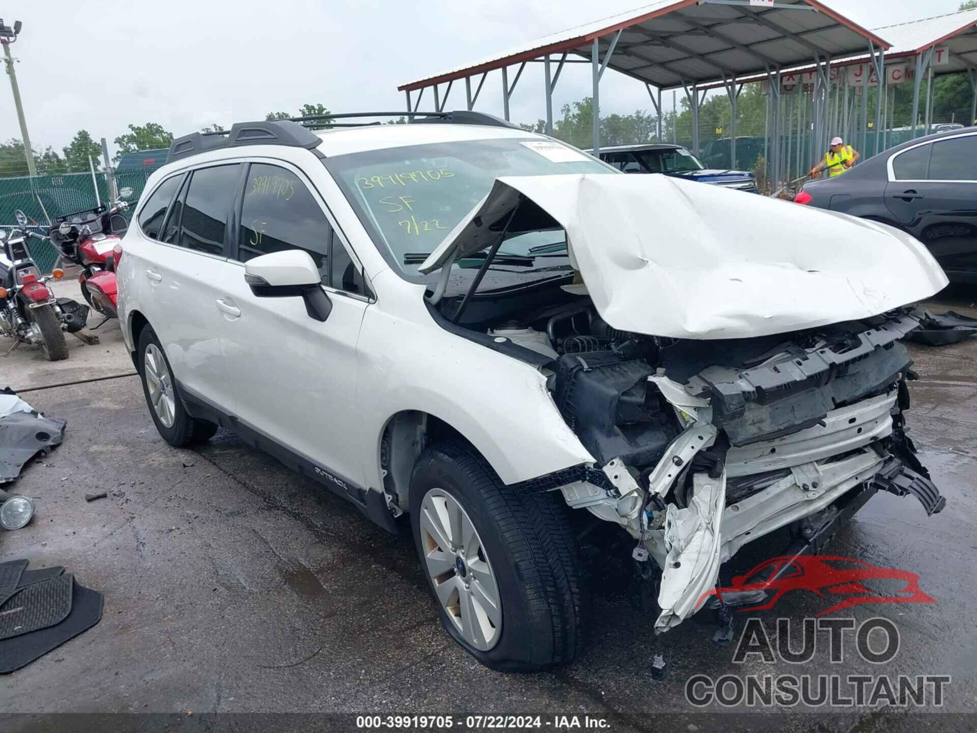 SUBARU OUTBACK 2017 - 4S4BSAFC6H3295332