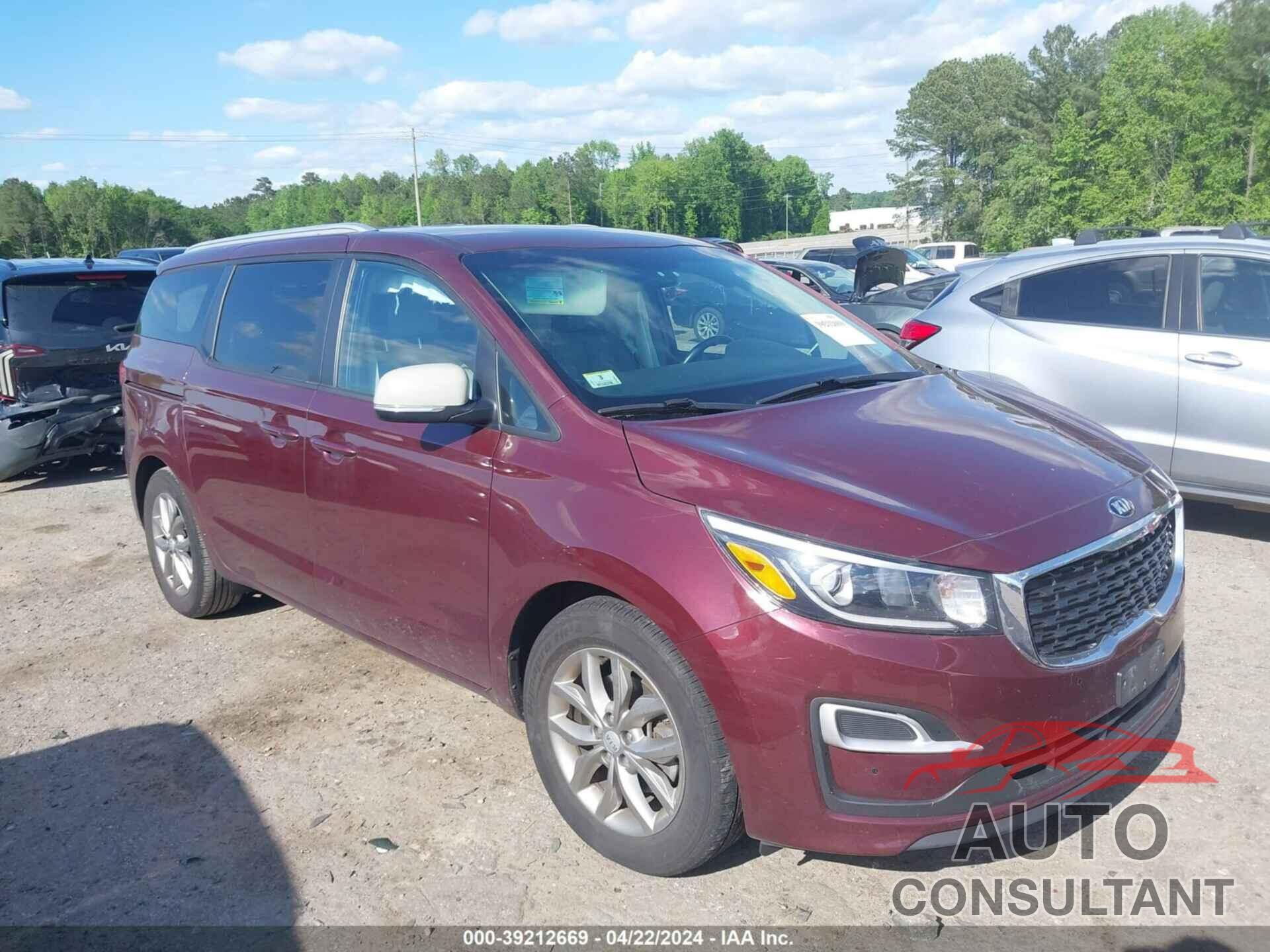 KIA SEDONA 2019 - KNDMB5C1XK6500552