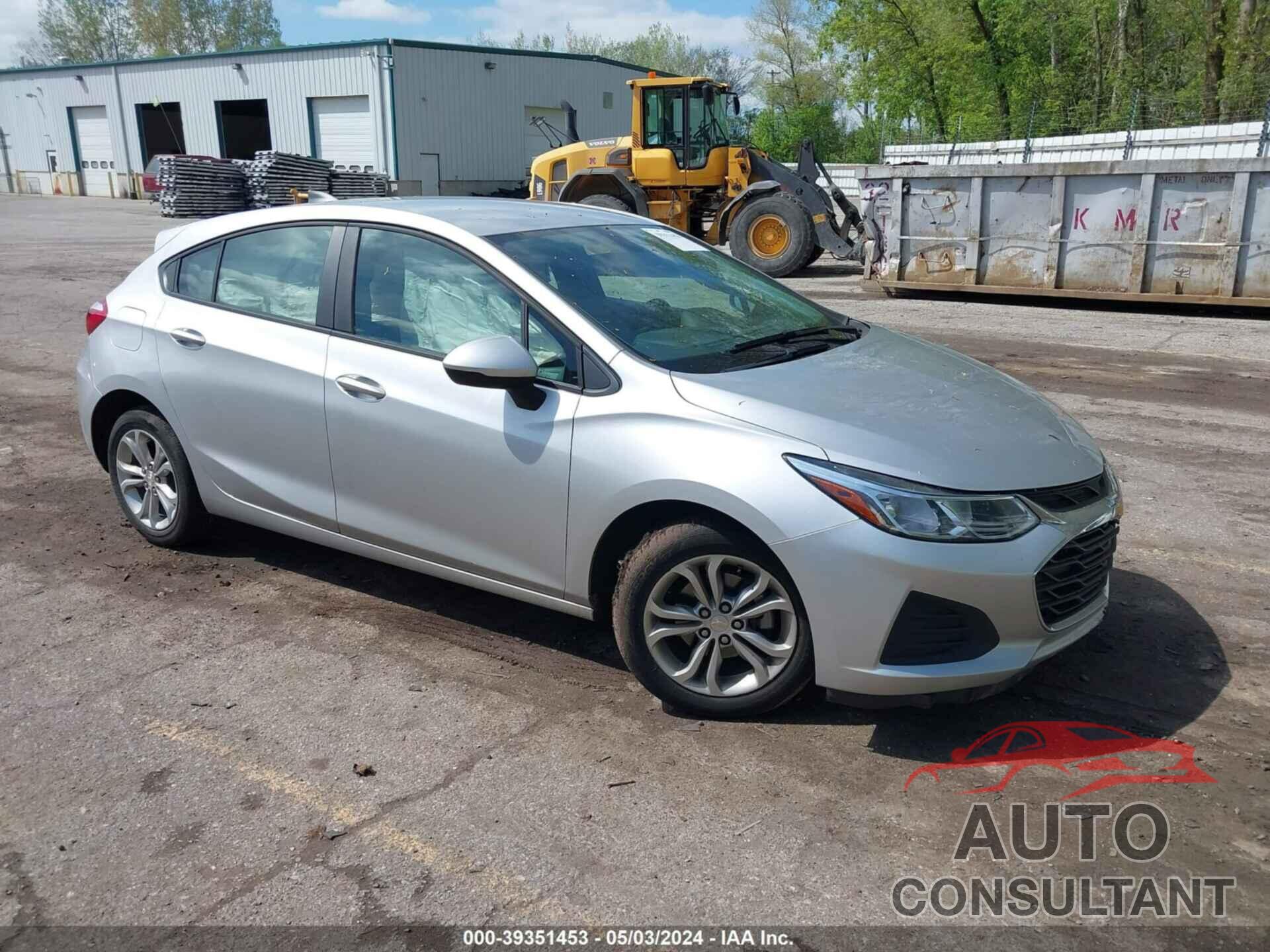 CHEVROLET CRUZE 2019 - 3G1BC6SM0KS534834