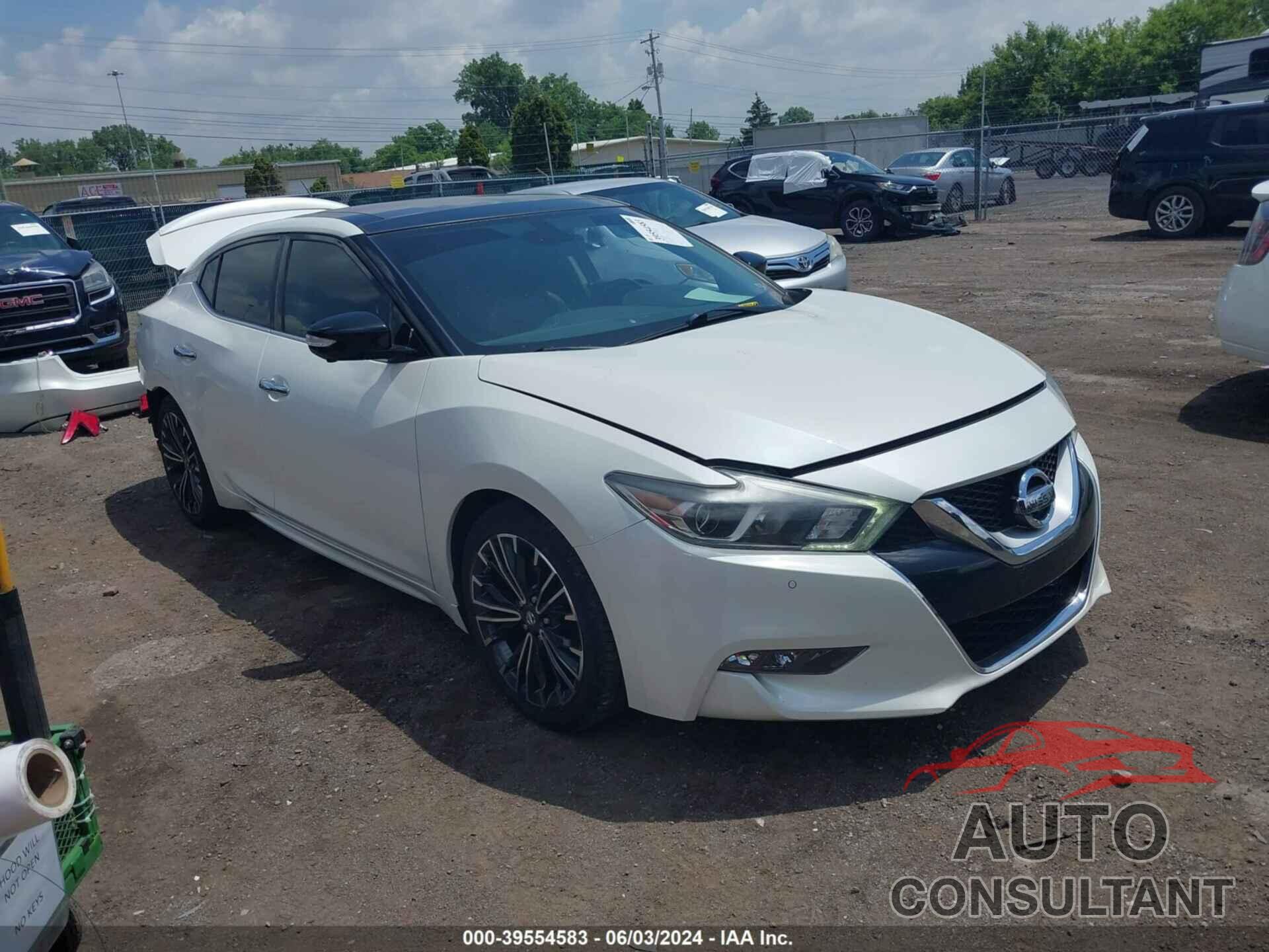 NISSAN MAXIMA 2017 - 1N4AA6AP1HC437232