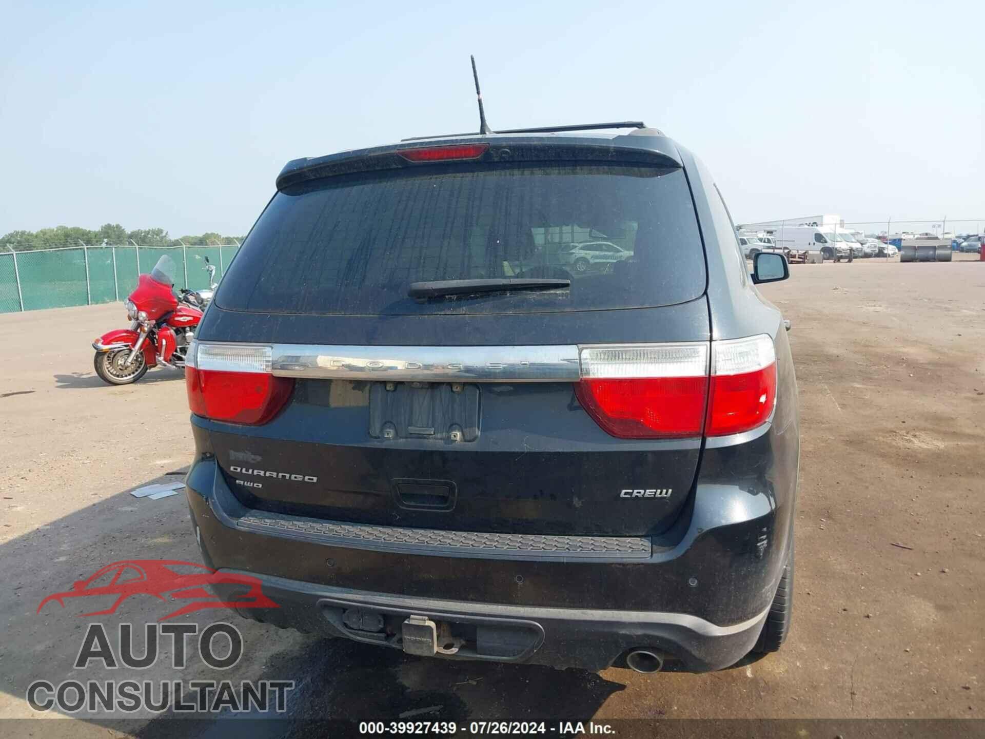 DODGE DURANGO 2012 - 1C4RDJDG7CC336238