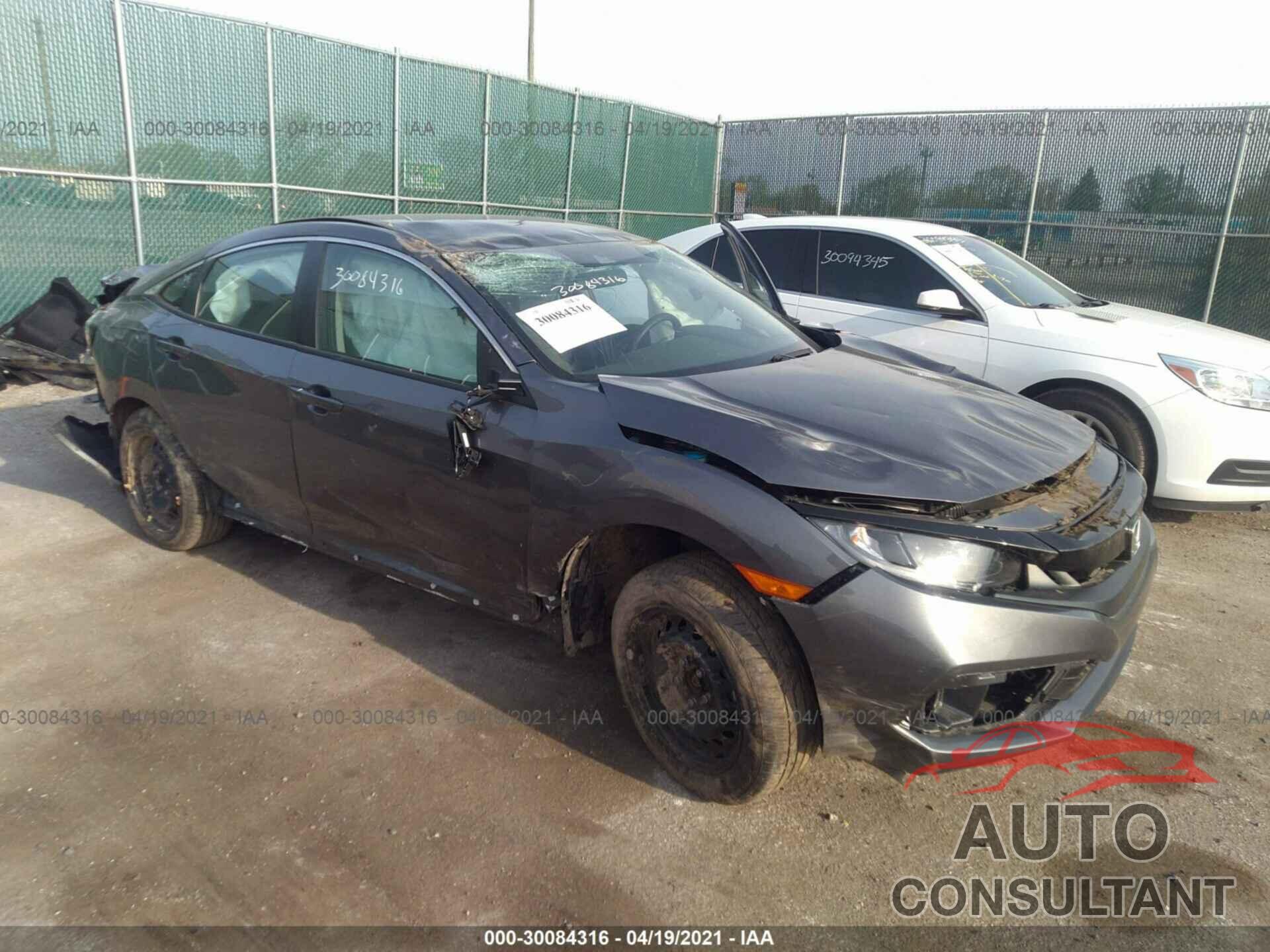 HONDA CIVIC SEDAN 2019 - 19XFC2F62KE010161