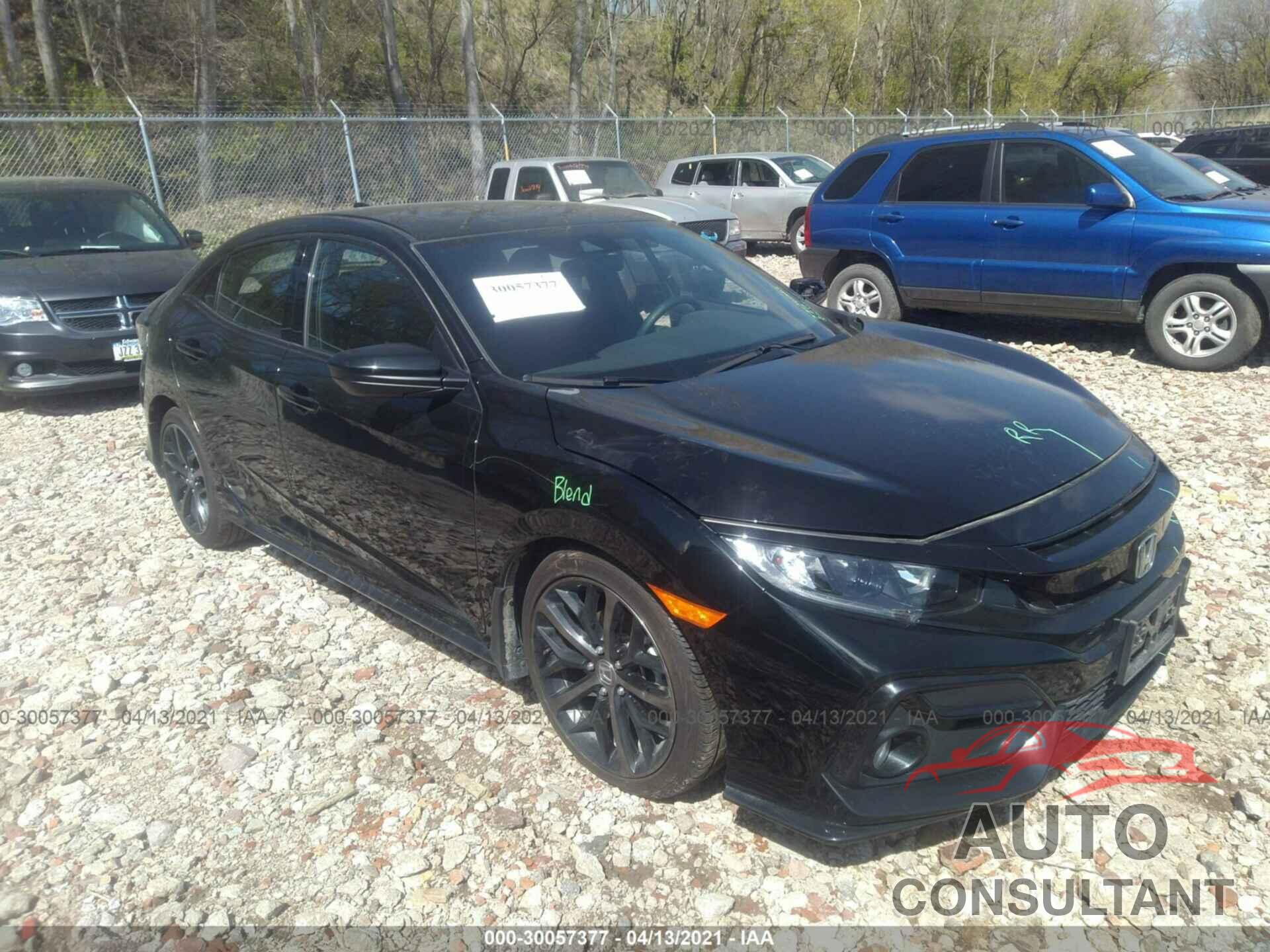 HONDA CIVIC HATCHBACK 2021 - SHHFK7H48MU203924