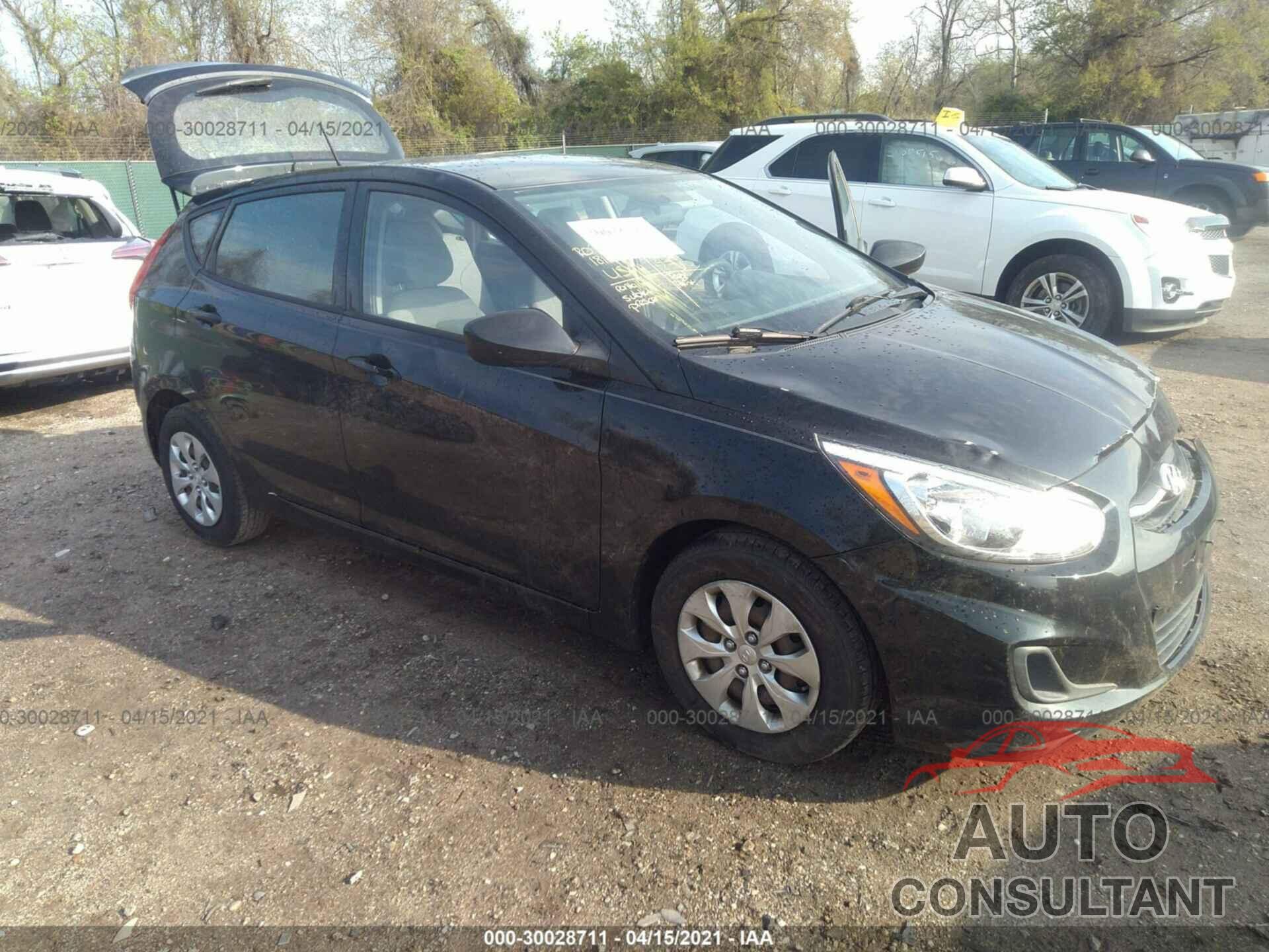 HYUNDAI ACCENT 2016 - KMHCT5AE6GU239420