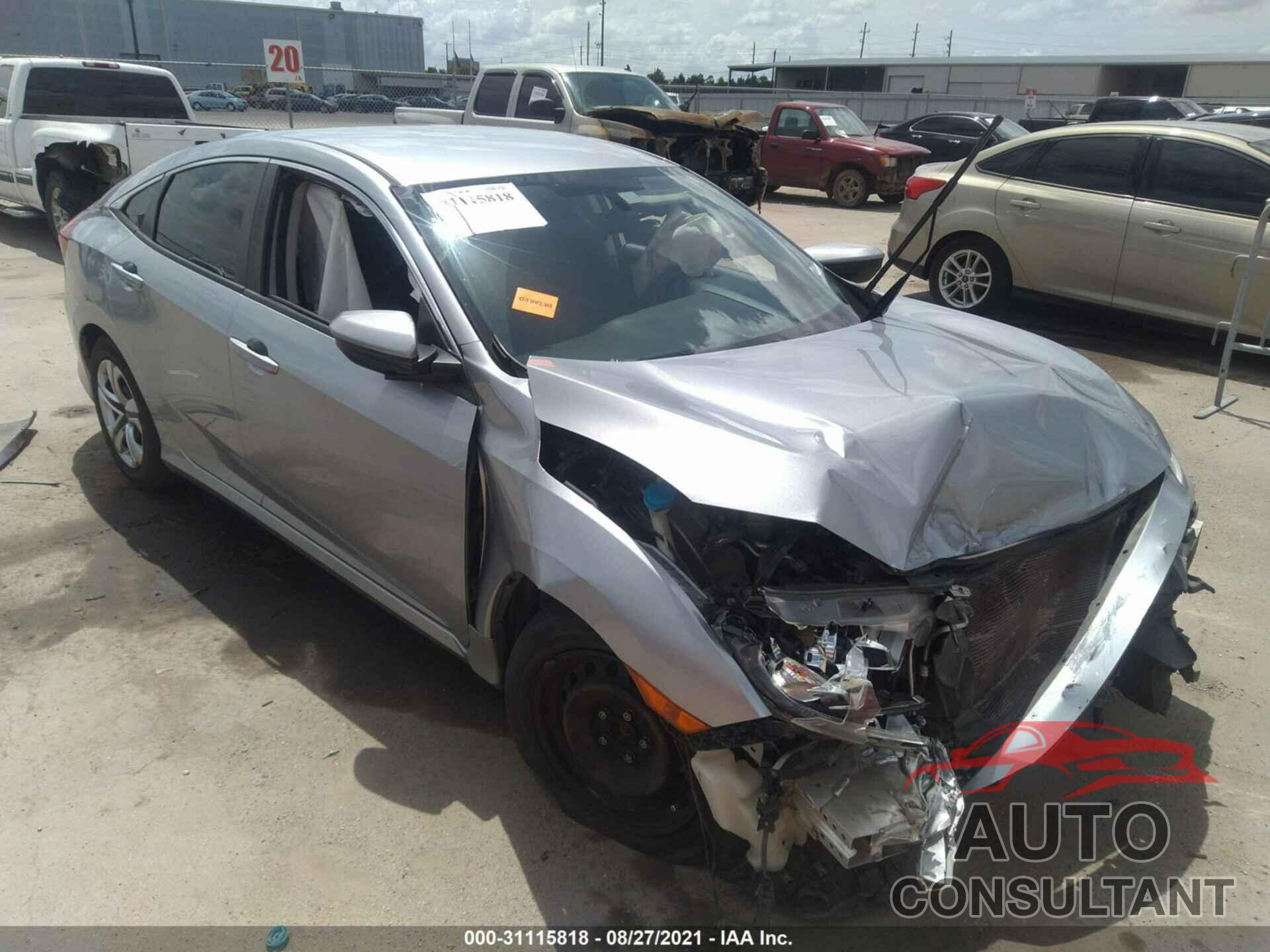 HONDA CIVIC SEDAN 2017 - 19XFC2F50HE048973