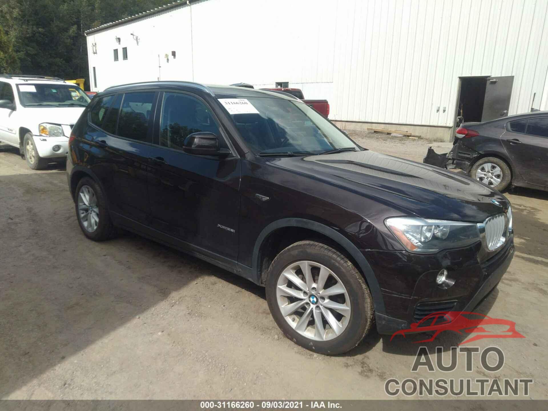 BMW X3 2016 - 5UXWX9C5XG0D78937