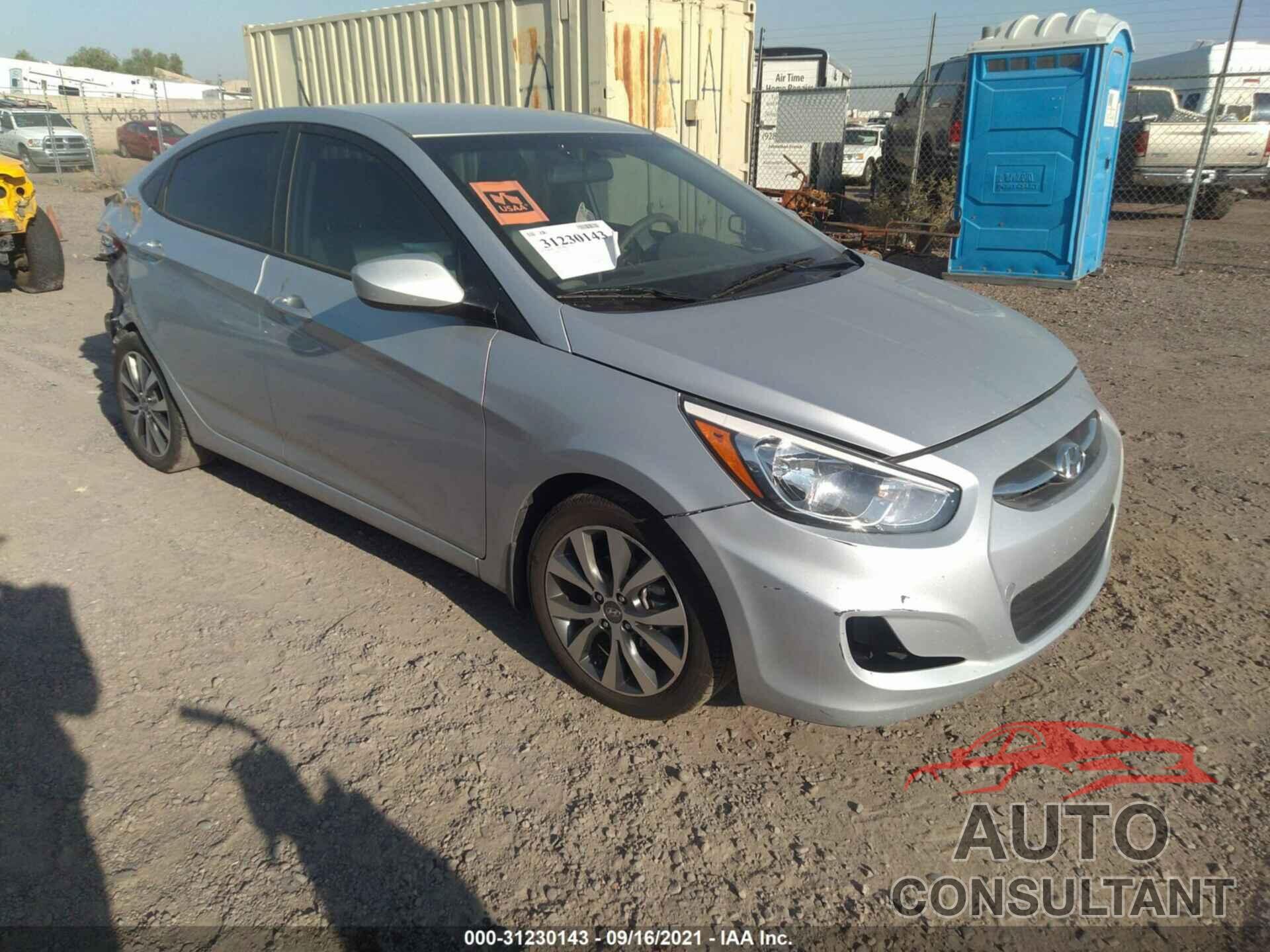 HYUNDAI ACCENT 2017 - KMHCT4AE9HU281981