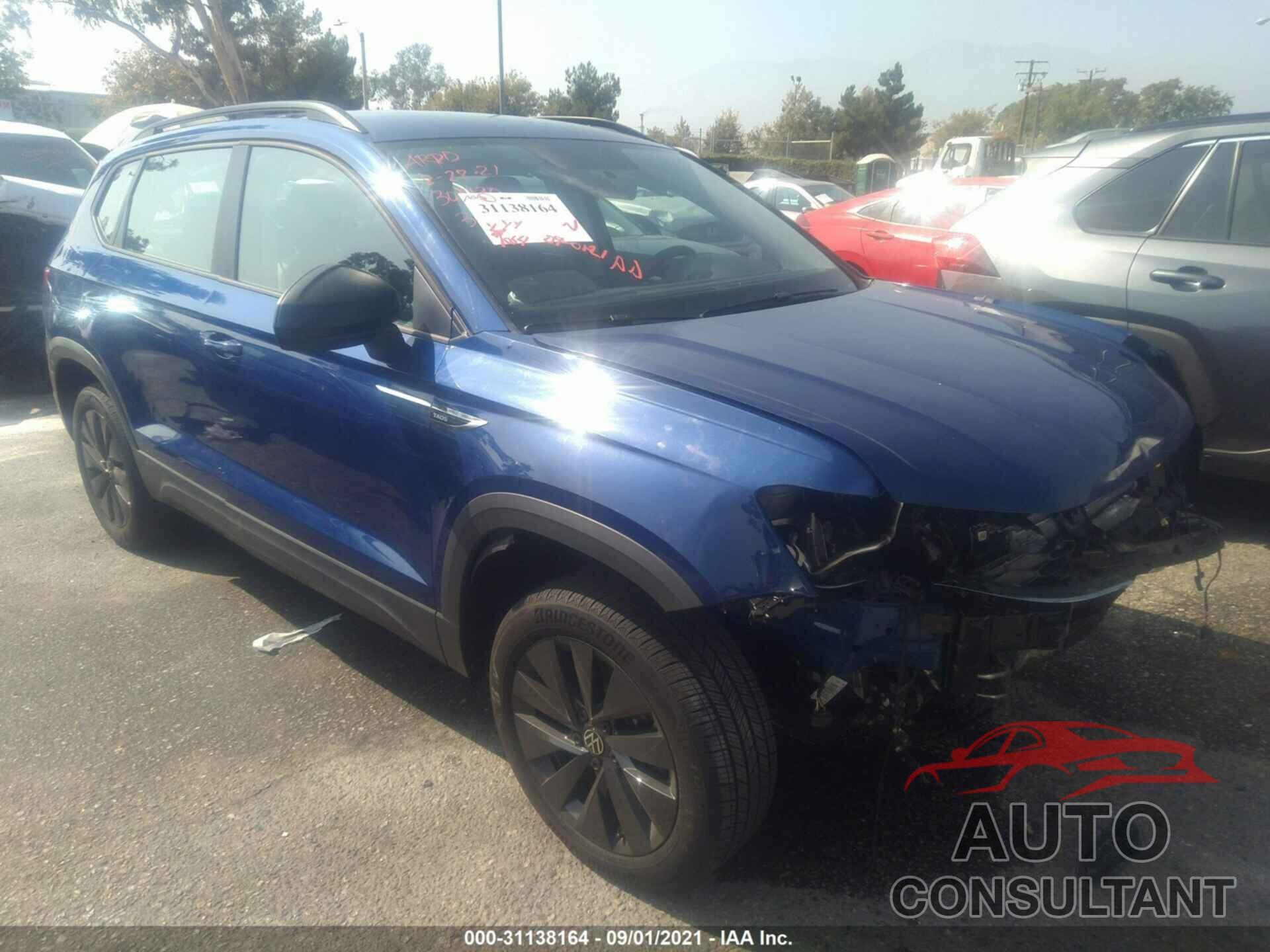 VOLKSWAGEN TAOS 2022 - 3VVCX7B27NM008120