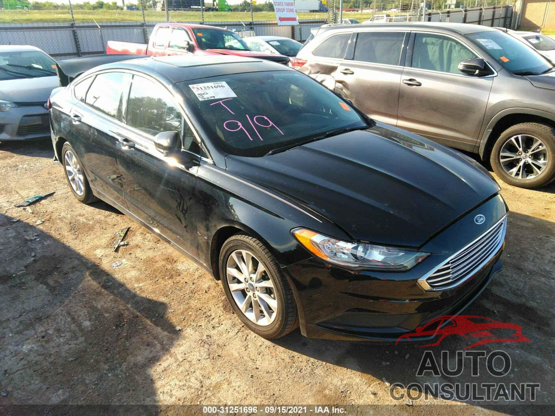 FORD FUSION 2017 - 3FA6P0HD1HR264004