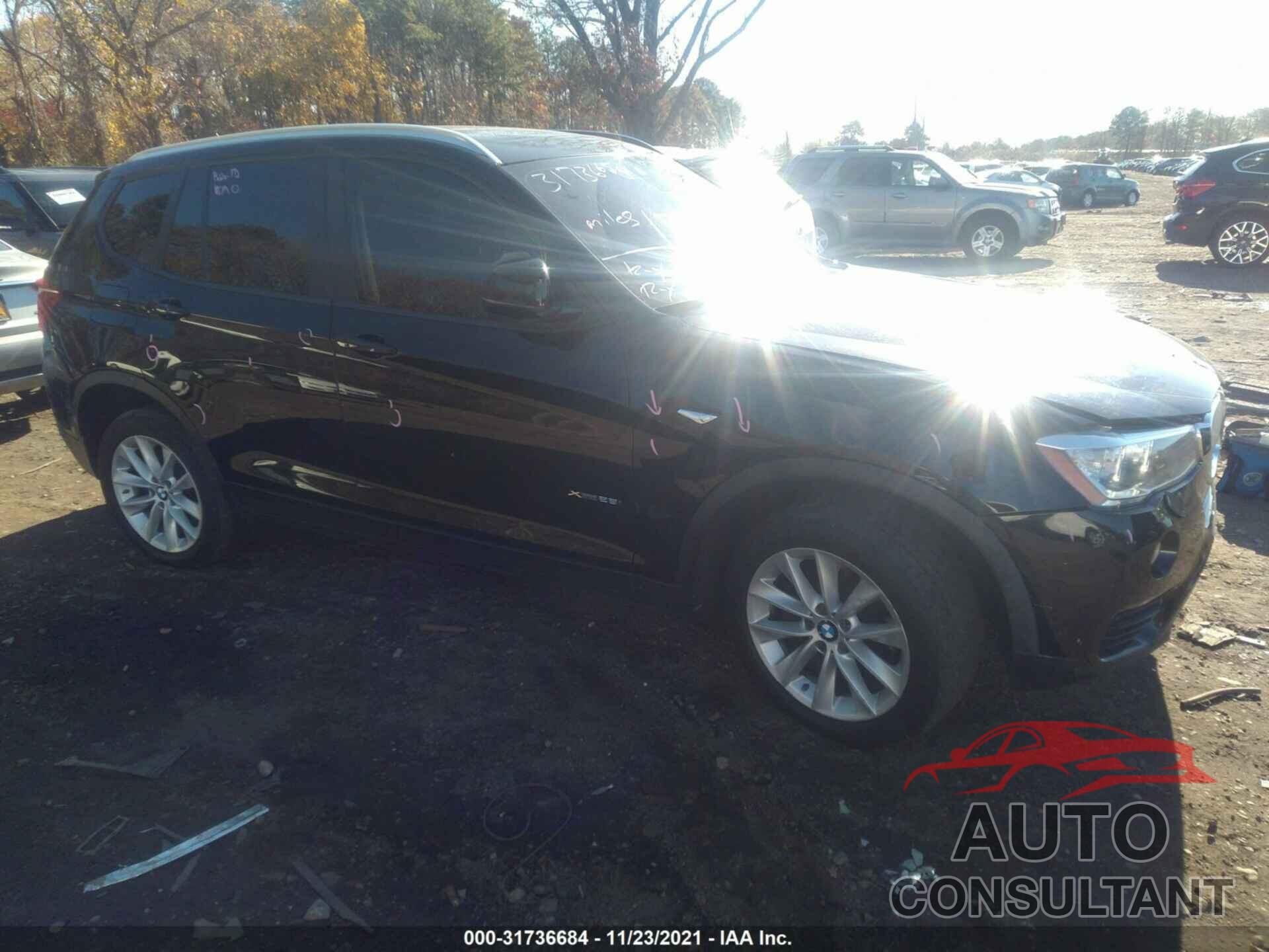 BMW X3 2016 - 5UXWX9C57G0D72433