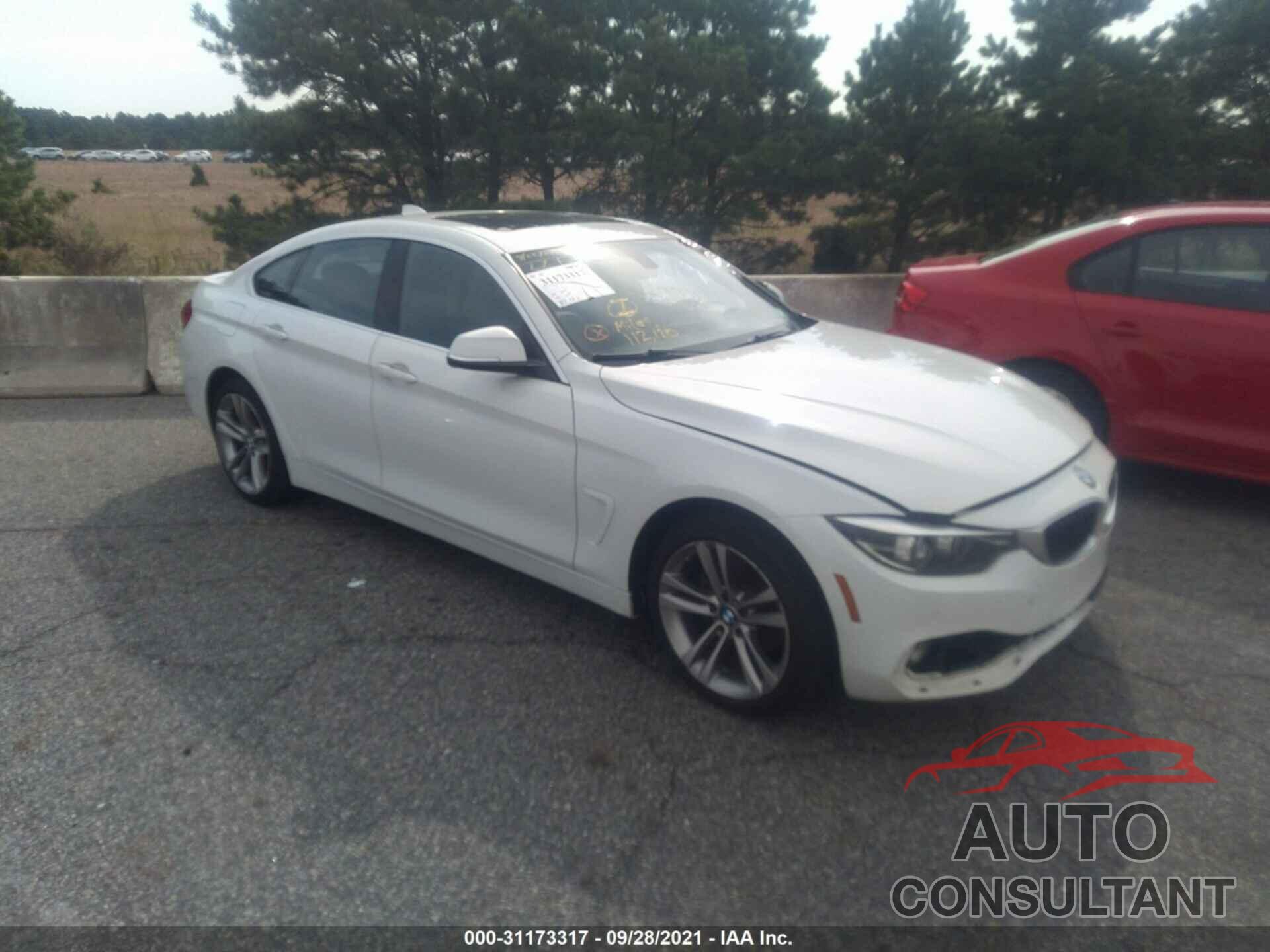 BMW 4 SERIES 2019 - WBA4J3C51KBL05356