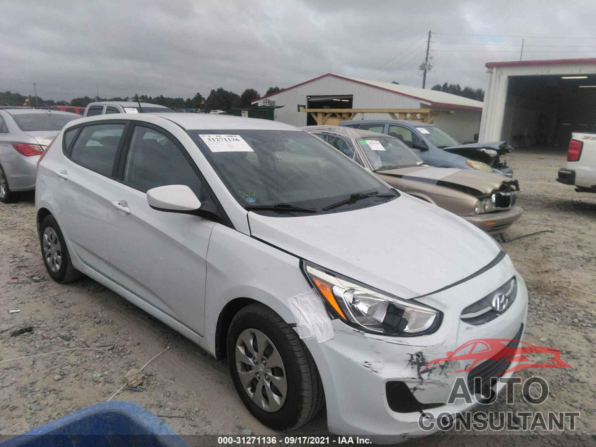 HYUNDAI ACCENT 2017 - KMHCT5AE1HU362253