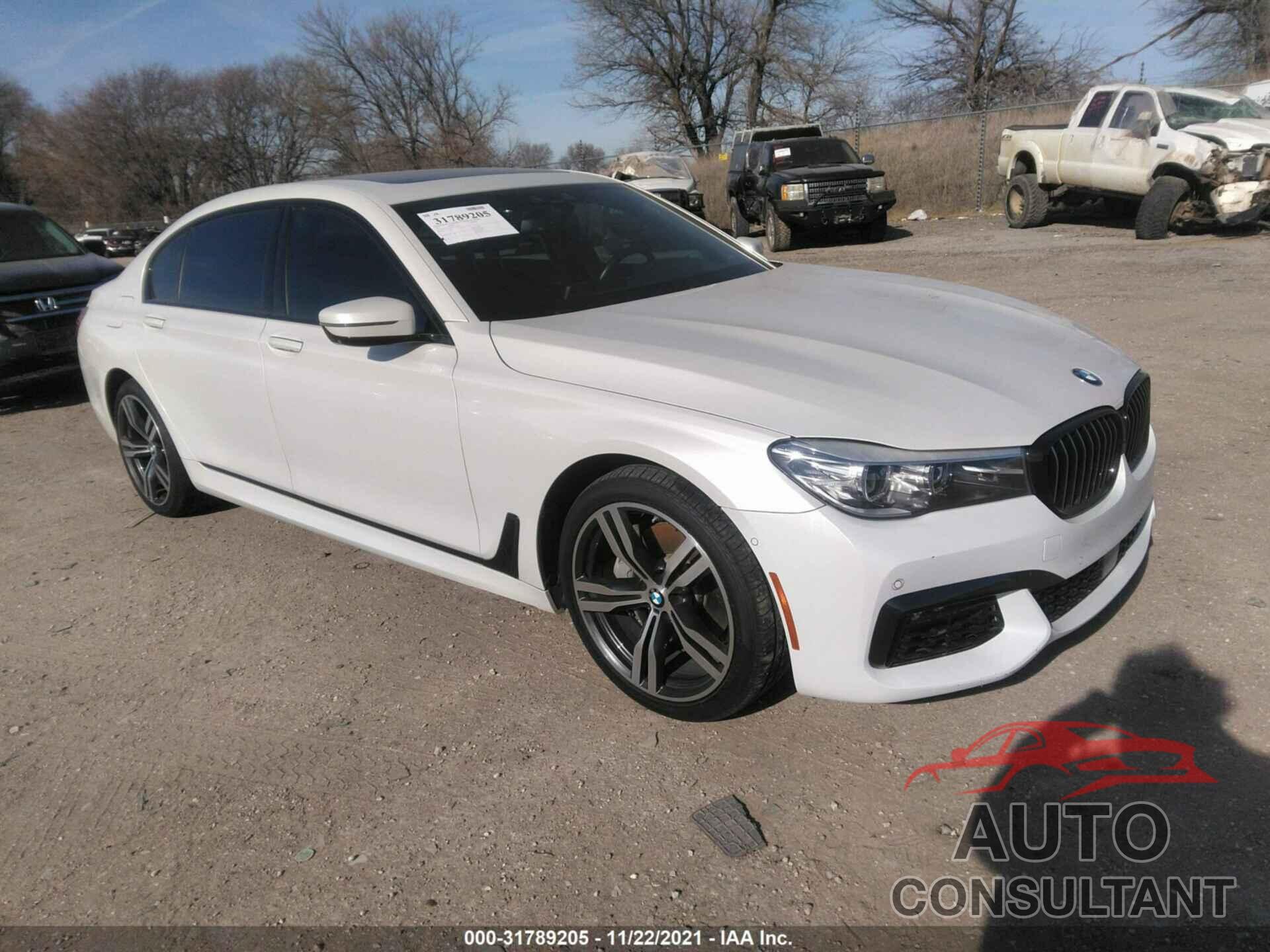 BMW 7 SERIES 2017 - WBA7E2C37HG741134