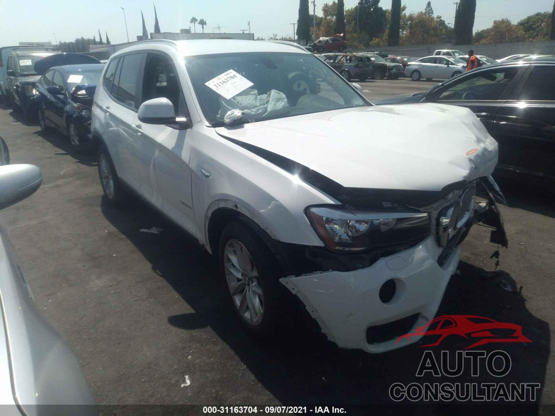 BMW X3 2017 - 5UXWZ7C34H0V86923