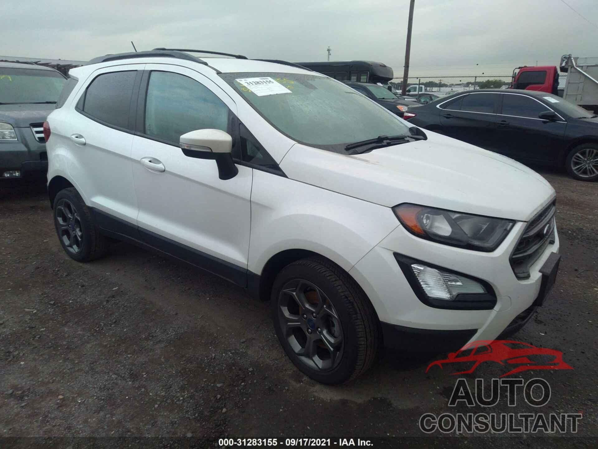 FORD ECOSPORT 2018 - MAJ6P1CLXJC240681