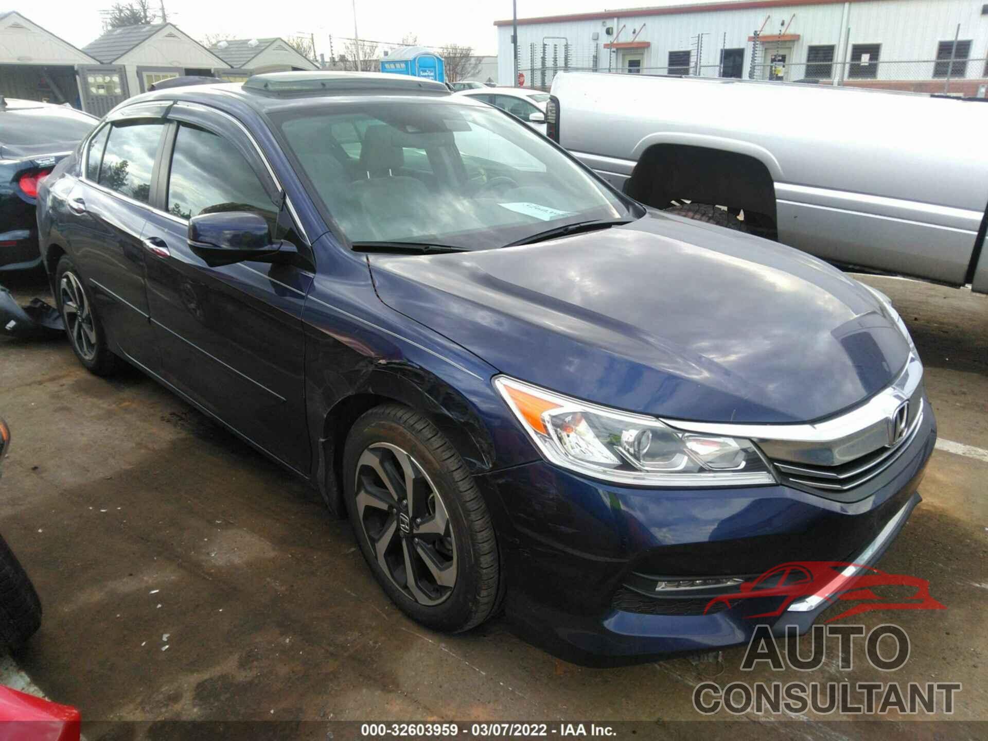 HONDA ACCORD SEDAN 2016 - 1HGCR2F92GA040977