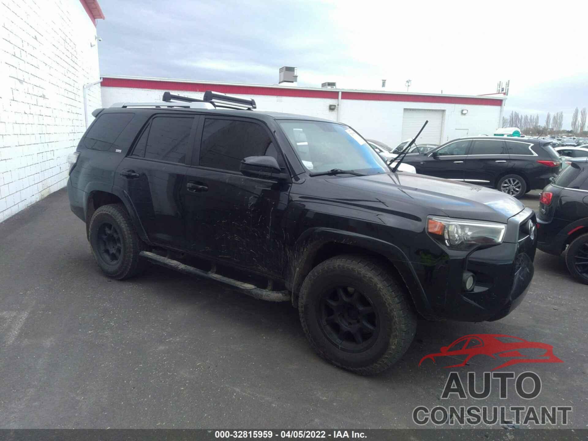 TOYOTA 4RUNNER 2016 - JTEBU5JR8G5309781