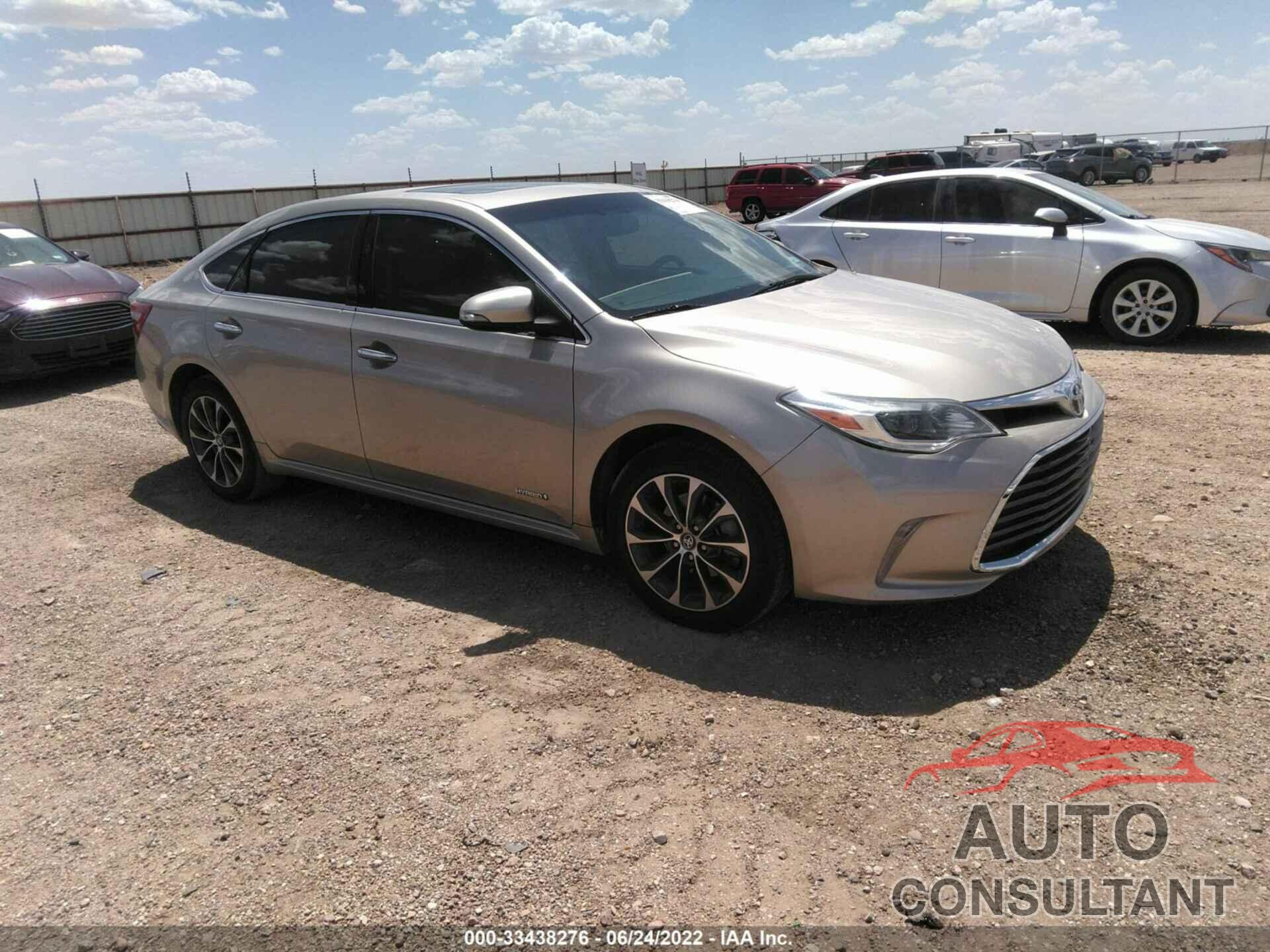 TOYOTA AVALON HYBRID 2016 - 4T1BD1EB9GU052450