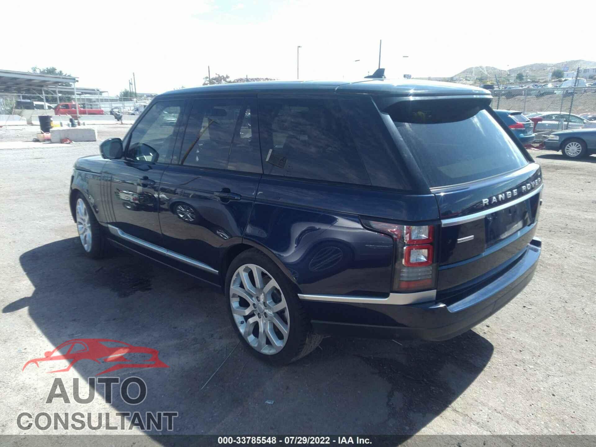 LAND ROVER RANGE ROVER 2016 - SALGS2EF4GA271545