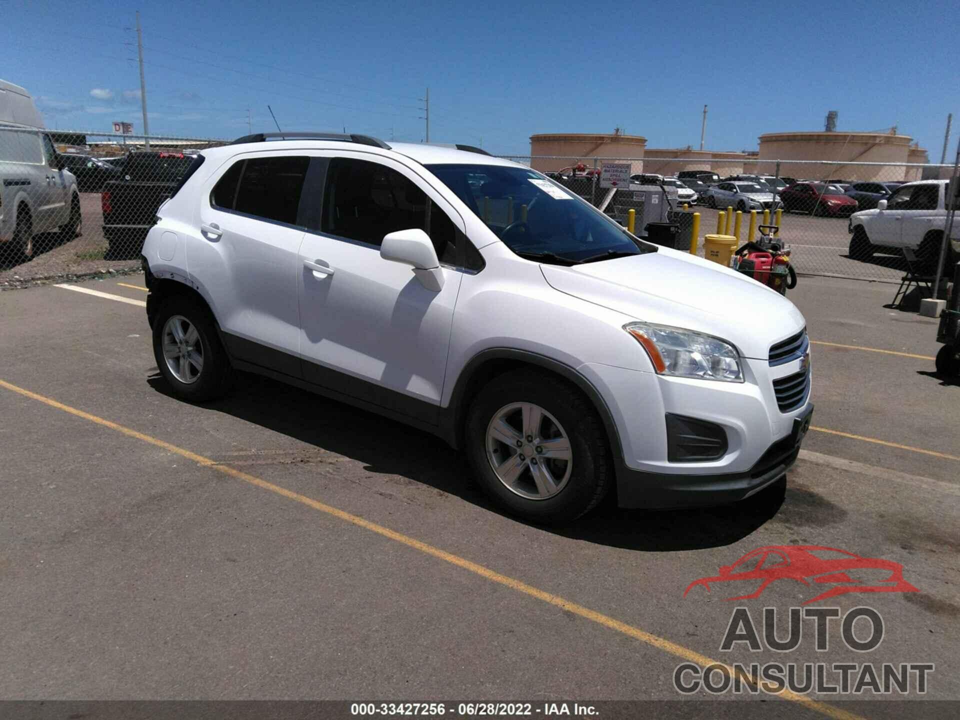 CHEVROLET TRAX 2016 - 3GNCJLSB4GL169193