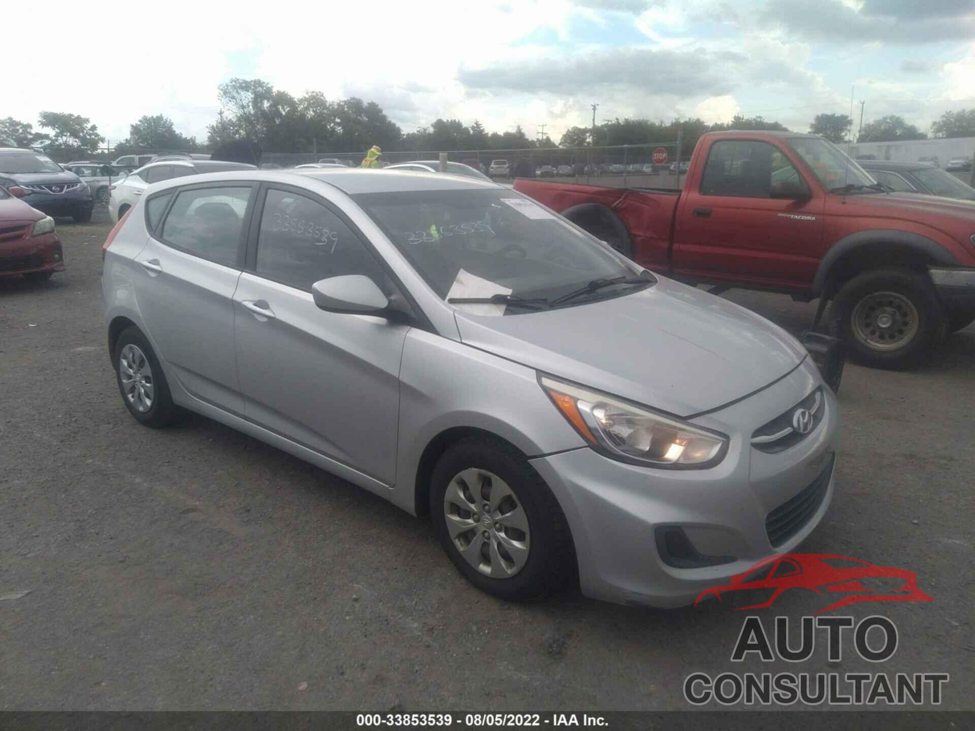 HYUNDAI ACCENT 2016 - KMHCT5AE2GU257705