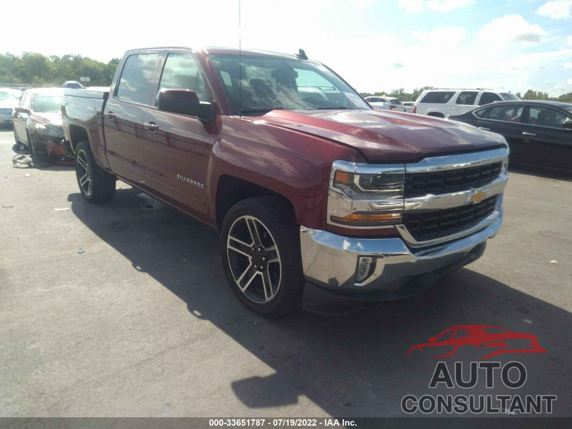 CHEVROLET SILVERADO 1500 2017 - 3GCPCREC1HG195675