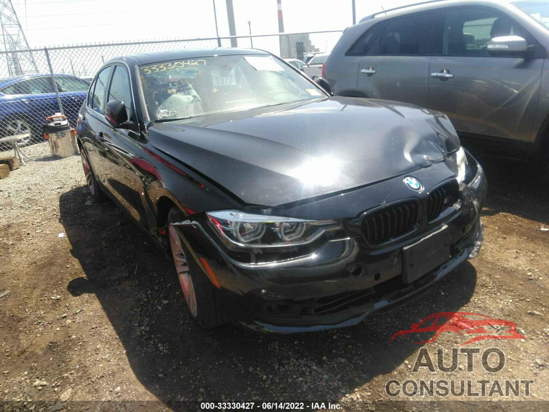 BMW 3 SERIES 2017 - WBA8D9C54HK677553