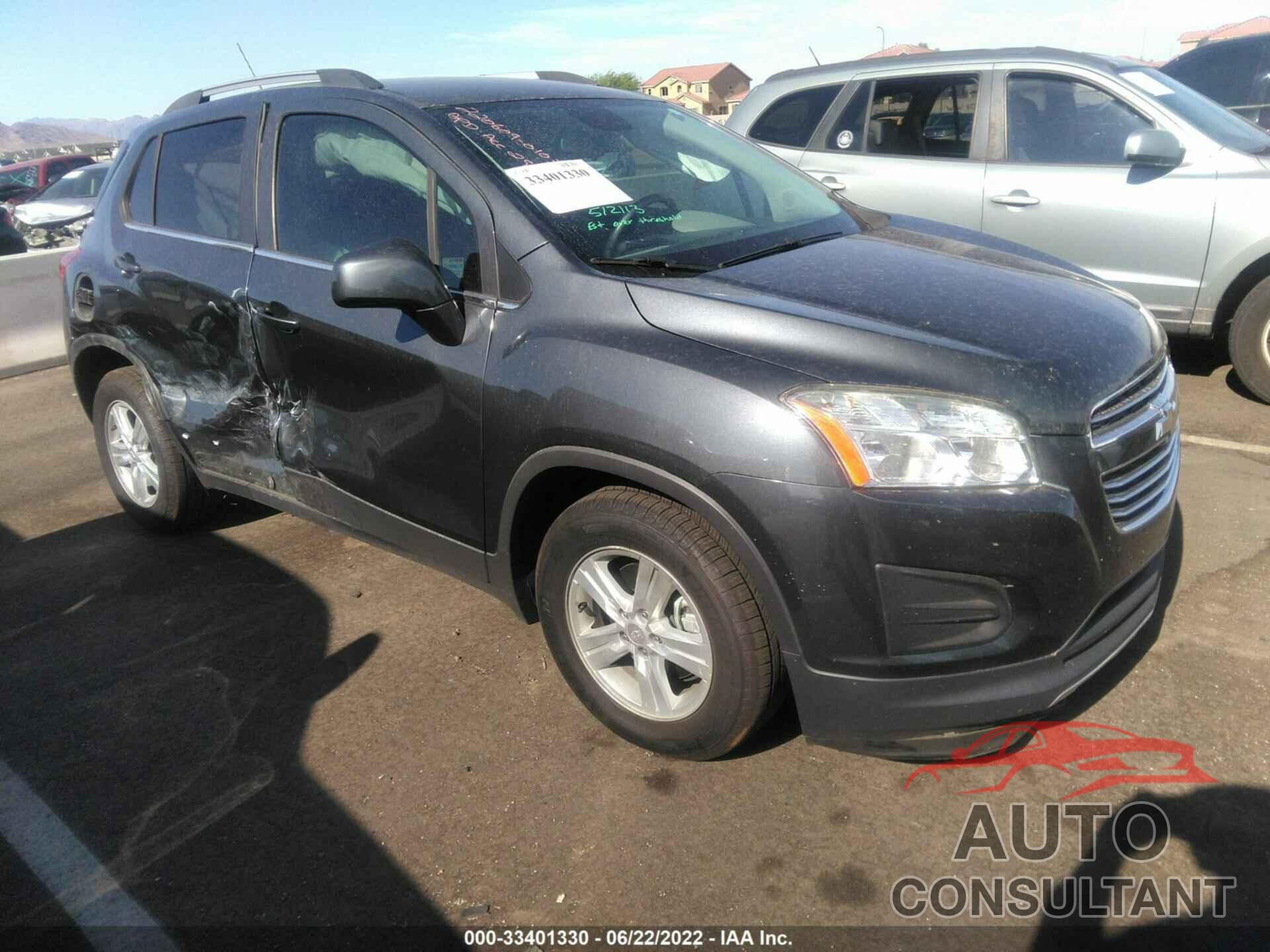 CHEVROLET TRAX 2016 - 3GNCJLSB2GL127539