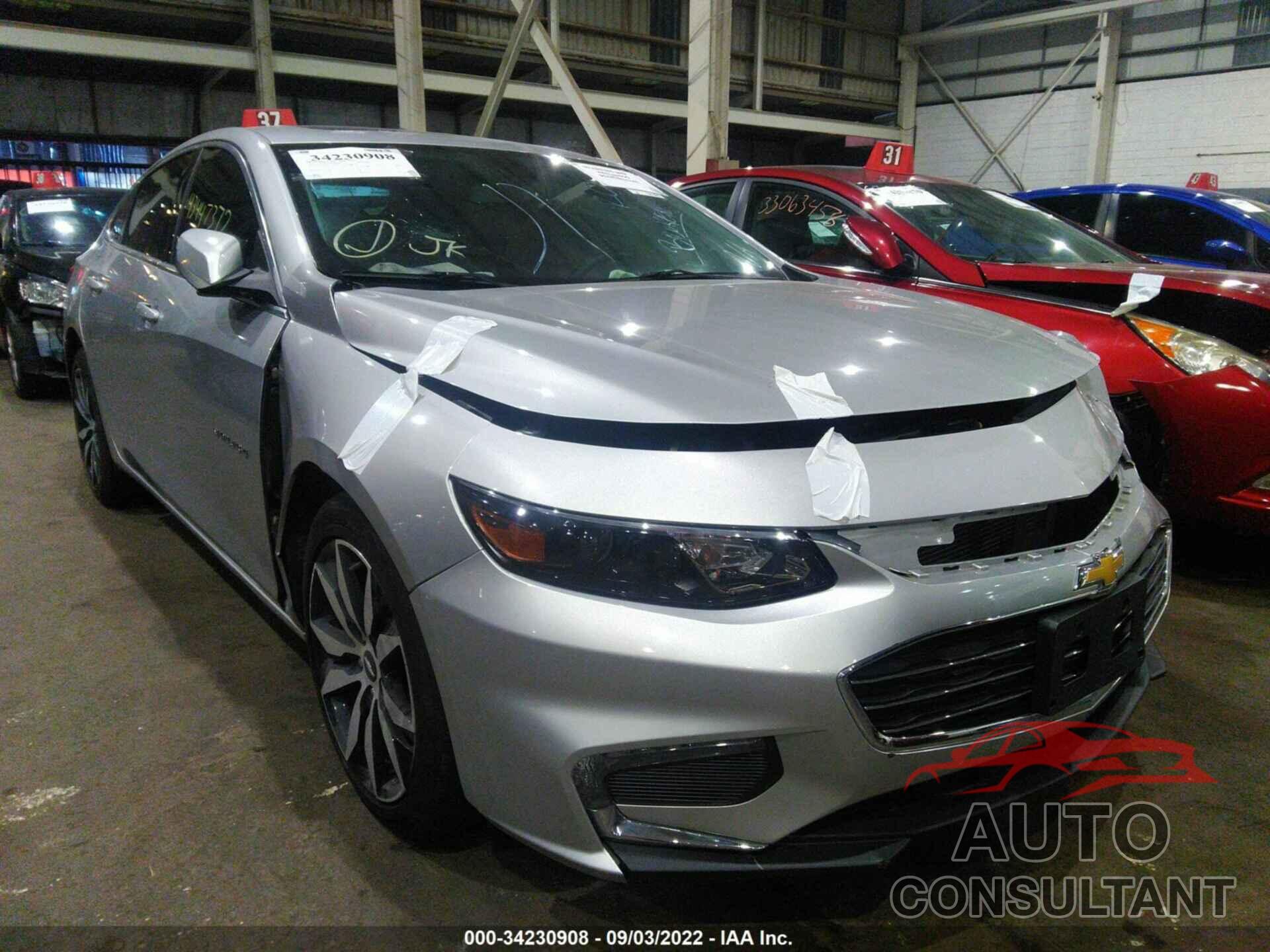CHEVROLET MALIBU 2017 - 000ZE5ST3HF121555