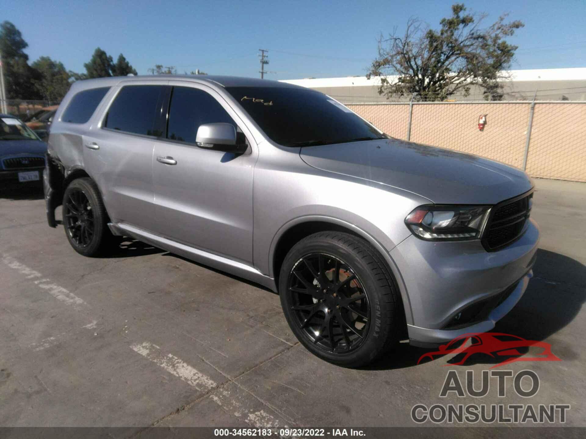 DODGE DURANGO 2018 - 1C4RDJDG6JC160554