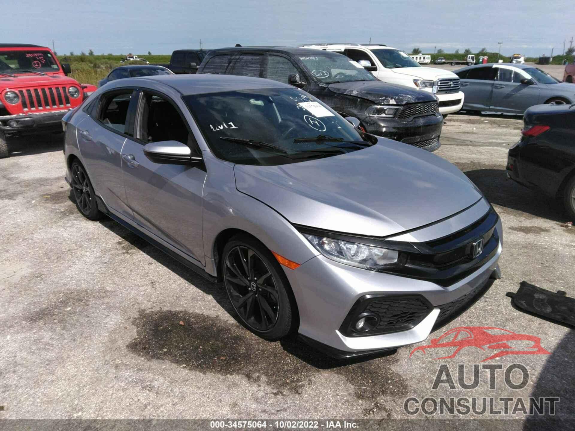 HONDA CIVIC HATCHBACK 2018 - SHHFK7H48JU234926
