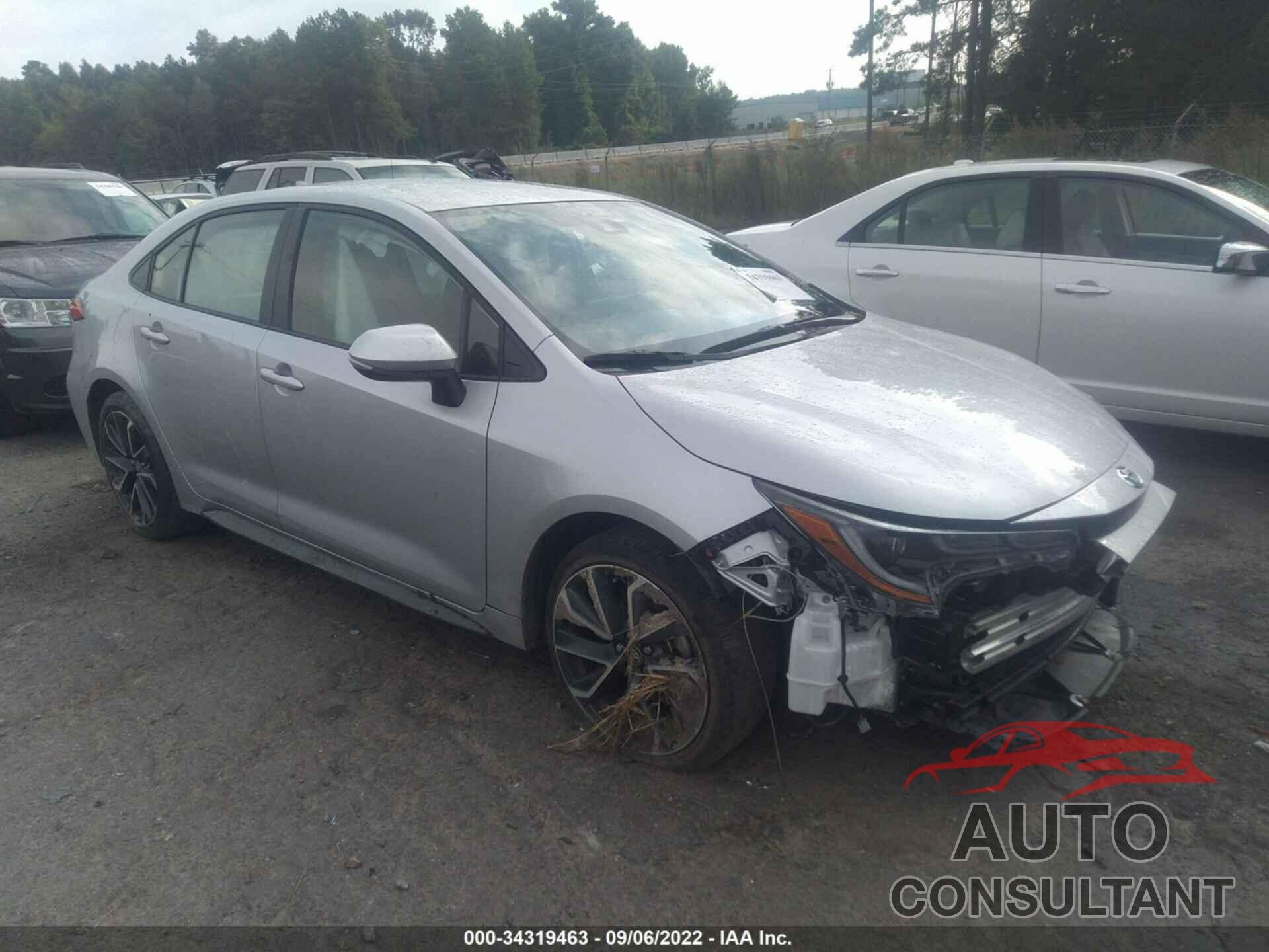 TOYOTA COROLLA 2022 - JTDS4MCE8N3506399