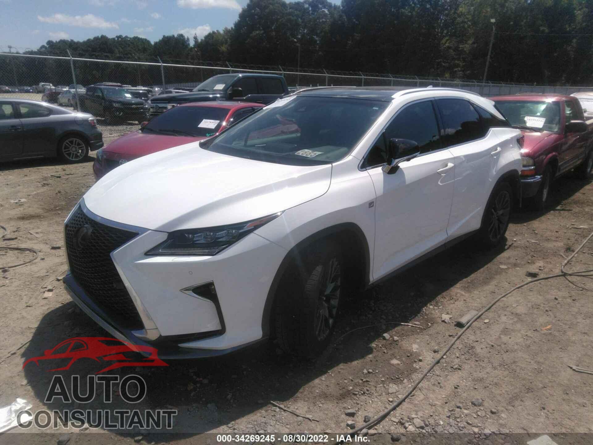 LEXUS RX 2017 - 2T2BZMCA8HC092868