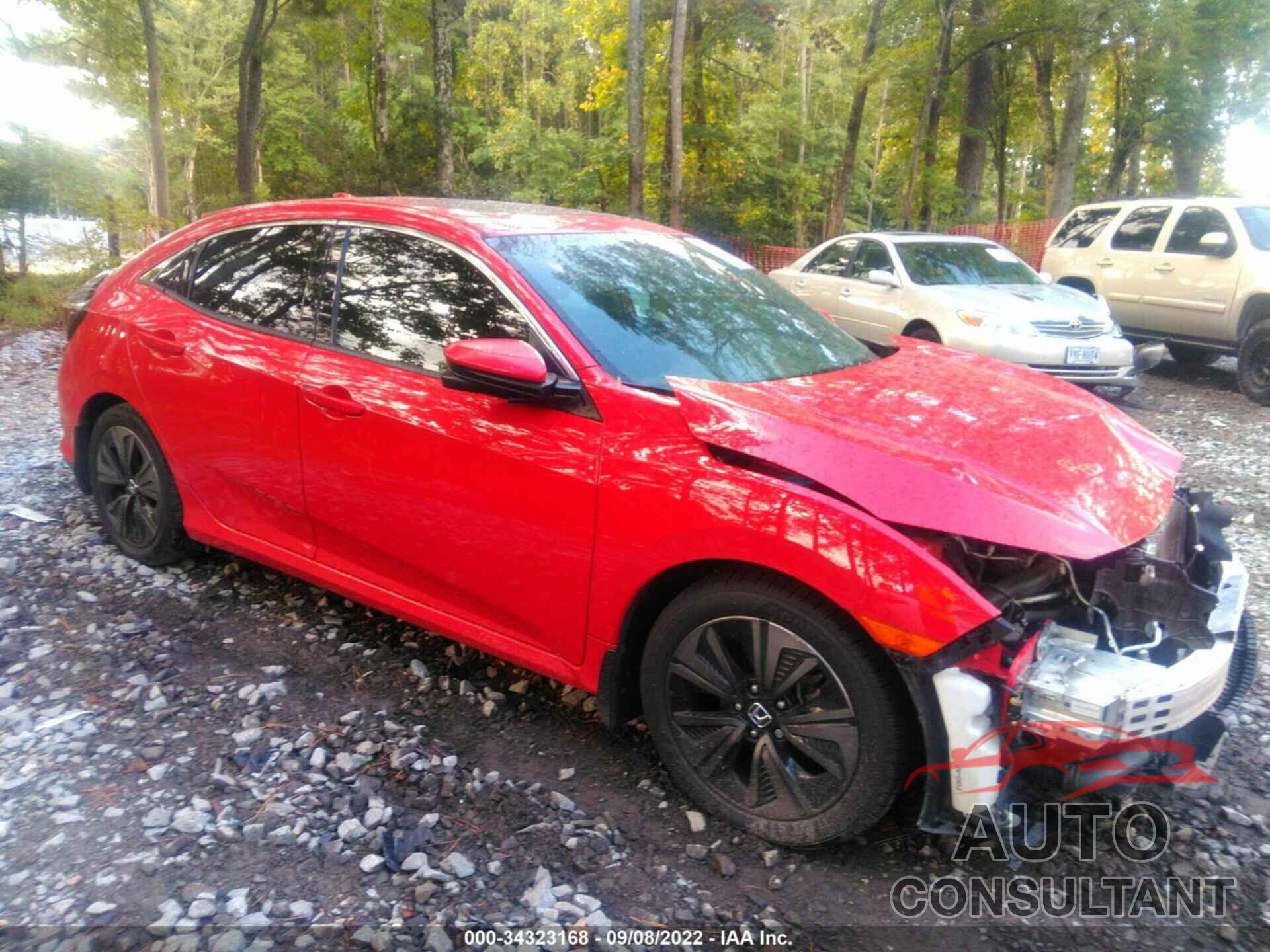HONDA CIVIC HATCHBACK 2017 - SHHFK7H7XHU213483