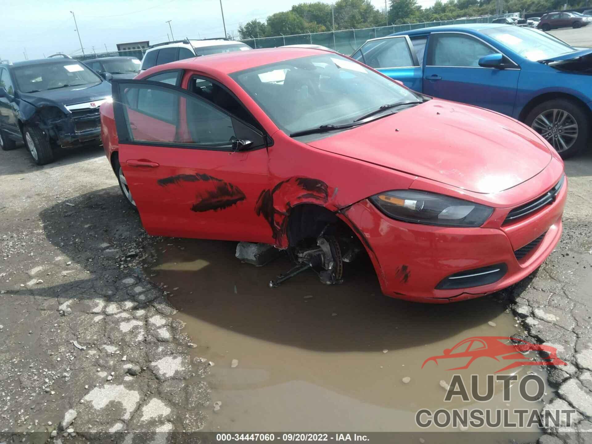 DODGE DART 2016 - 1C3CDFBBXGD736387