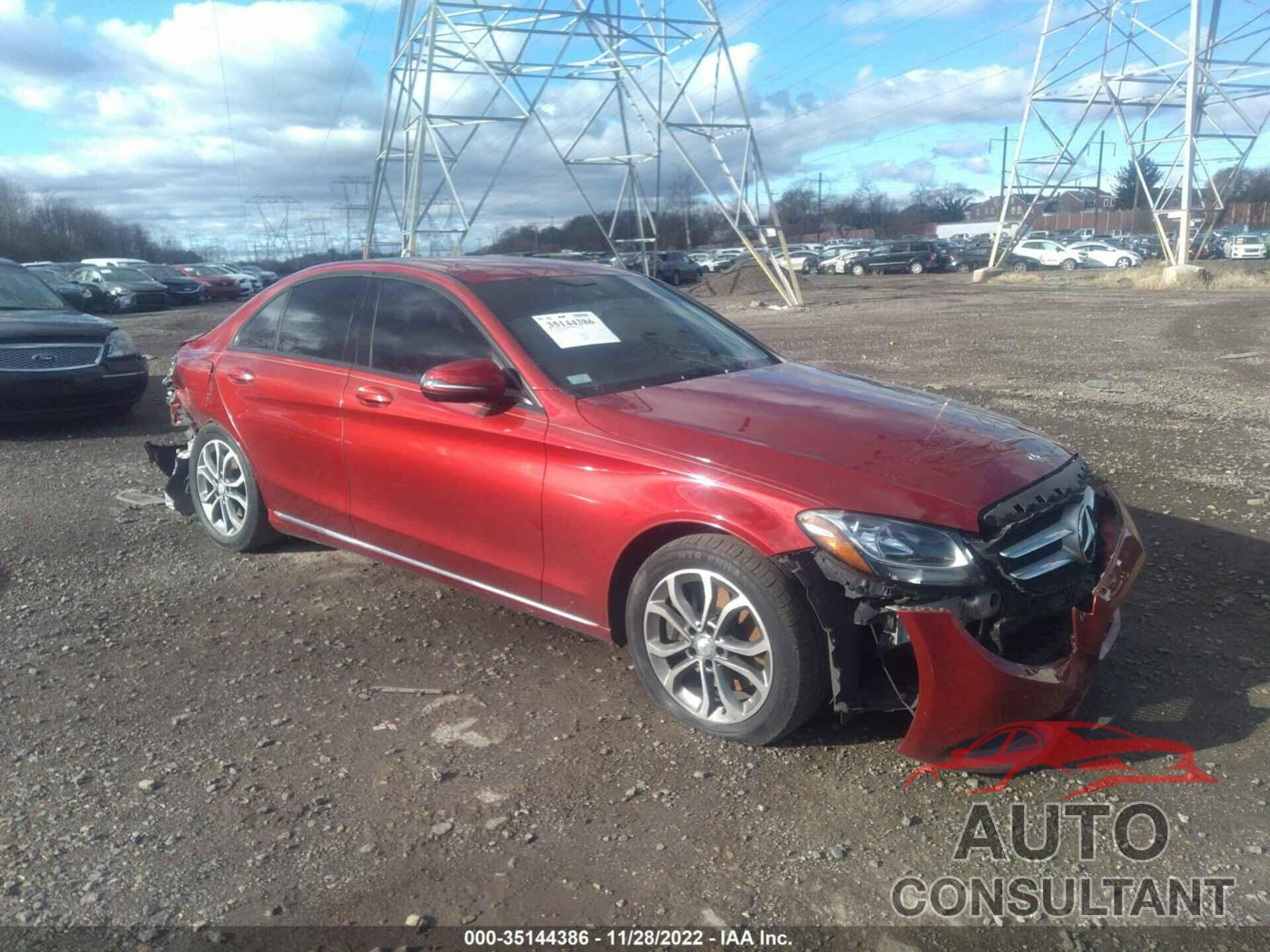 MERCEDES-BENZ C-CLASS 2016 - 55SWF4JB4GU117347