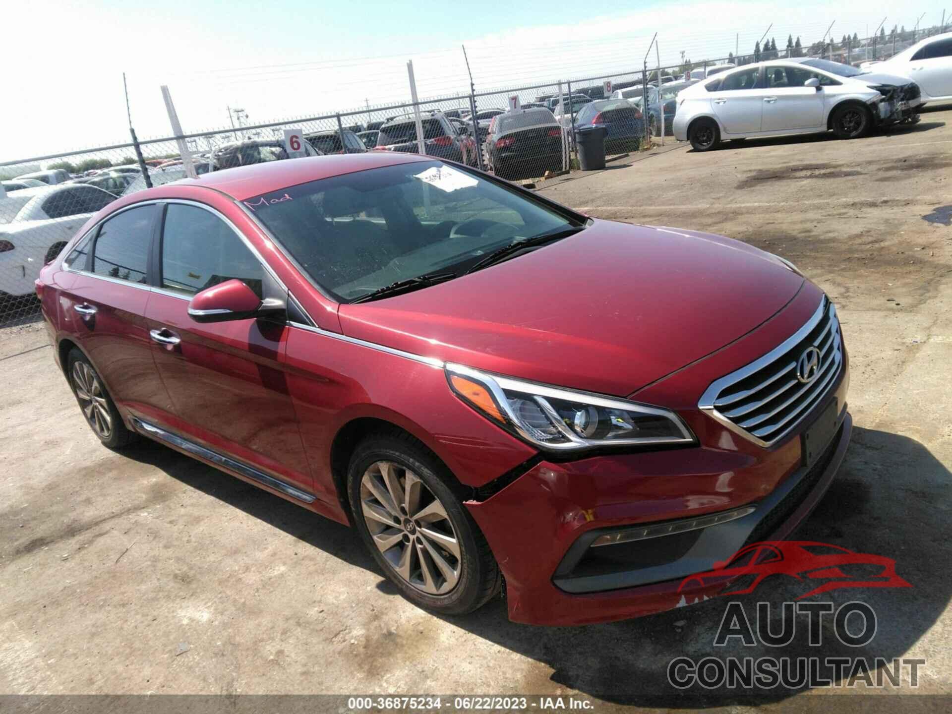 HYUNDAI SONATA 2016 - 5NPE34AF6GH389652