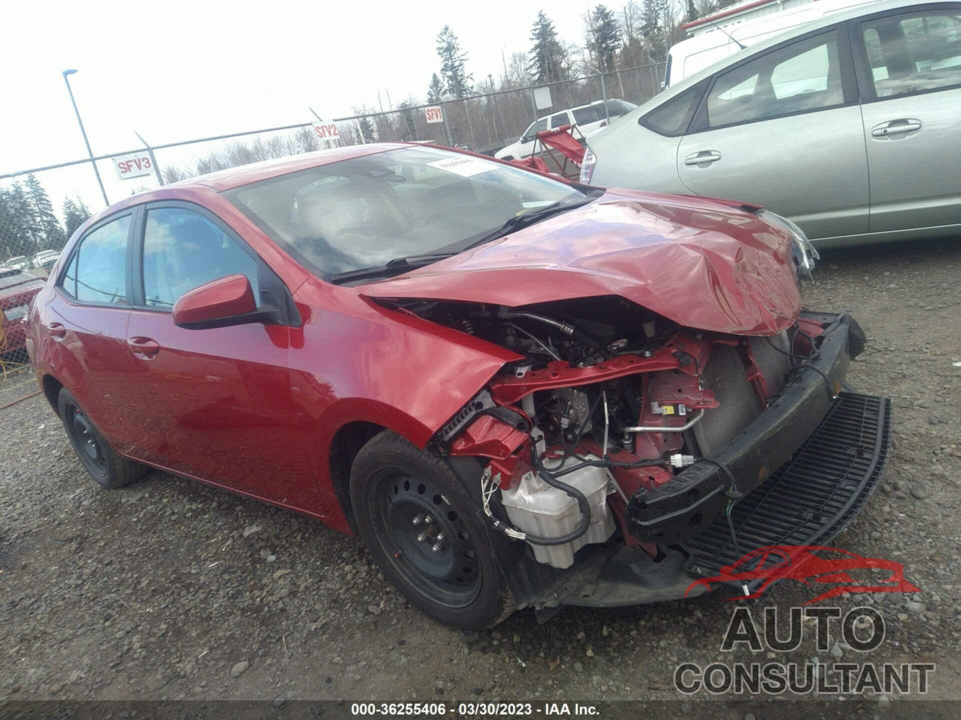 TOYOTA COROLLA 2017 - 2T1BURHE9HC858120