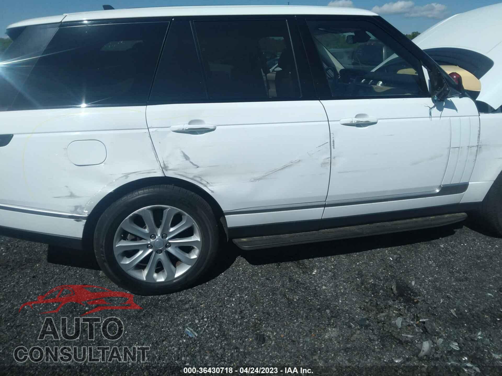 LAND ROVER RANGE ROVER 2016 - SALGS2VF9GA245295
