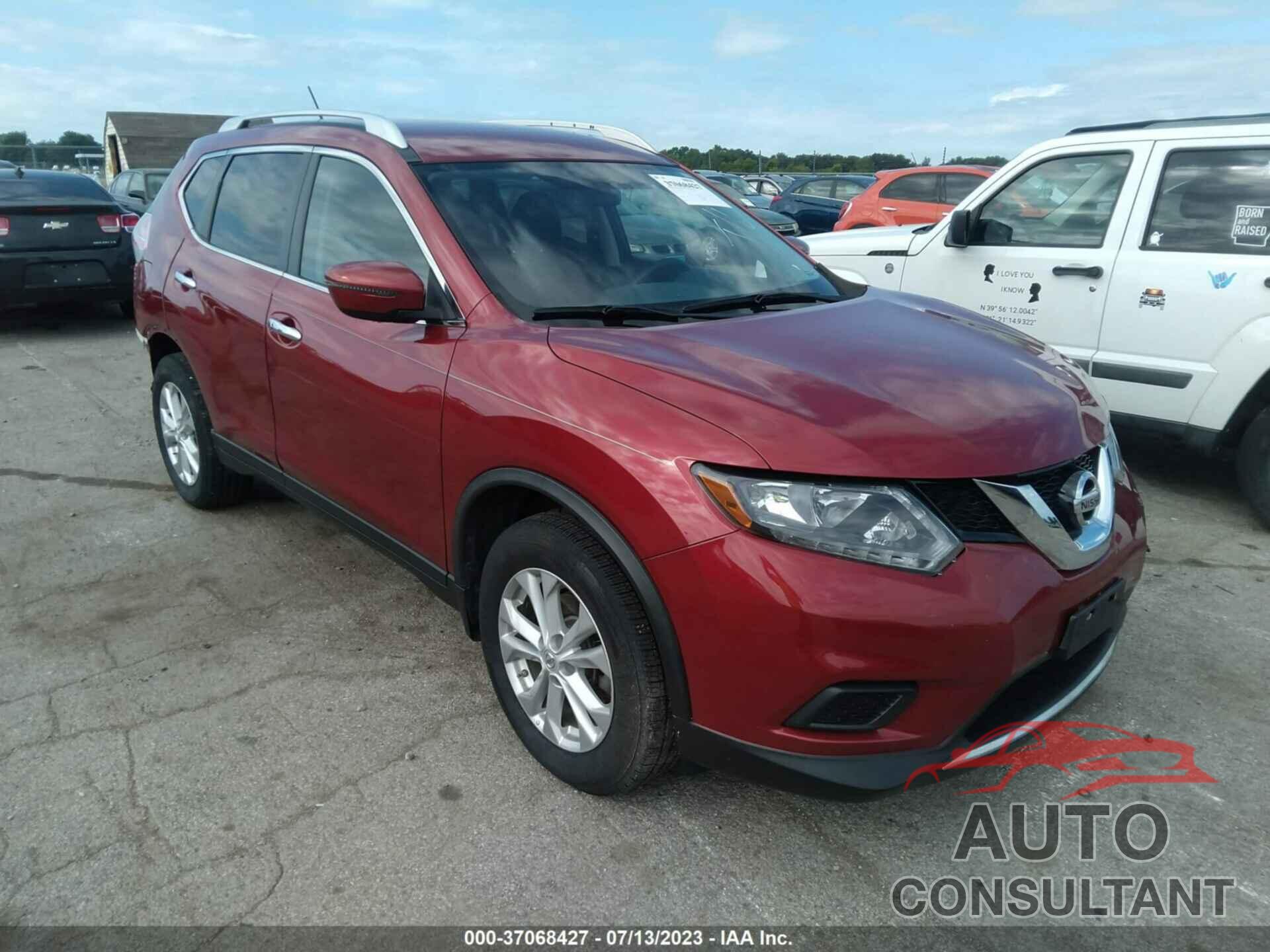 NISSAN ROGUE 2016 - KNMAT2MV3GP592914