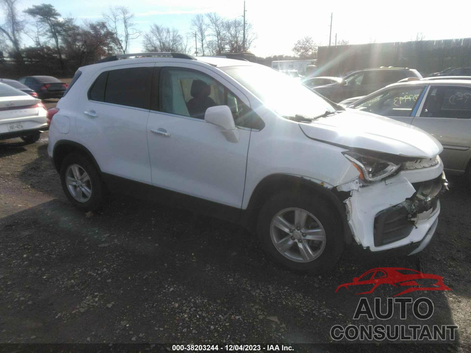 CHEVROLET TRAX 2018 - KL7CJPSB3JB713690