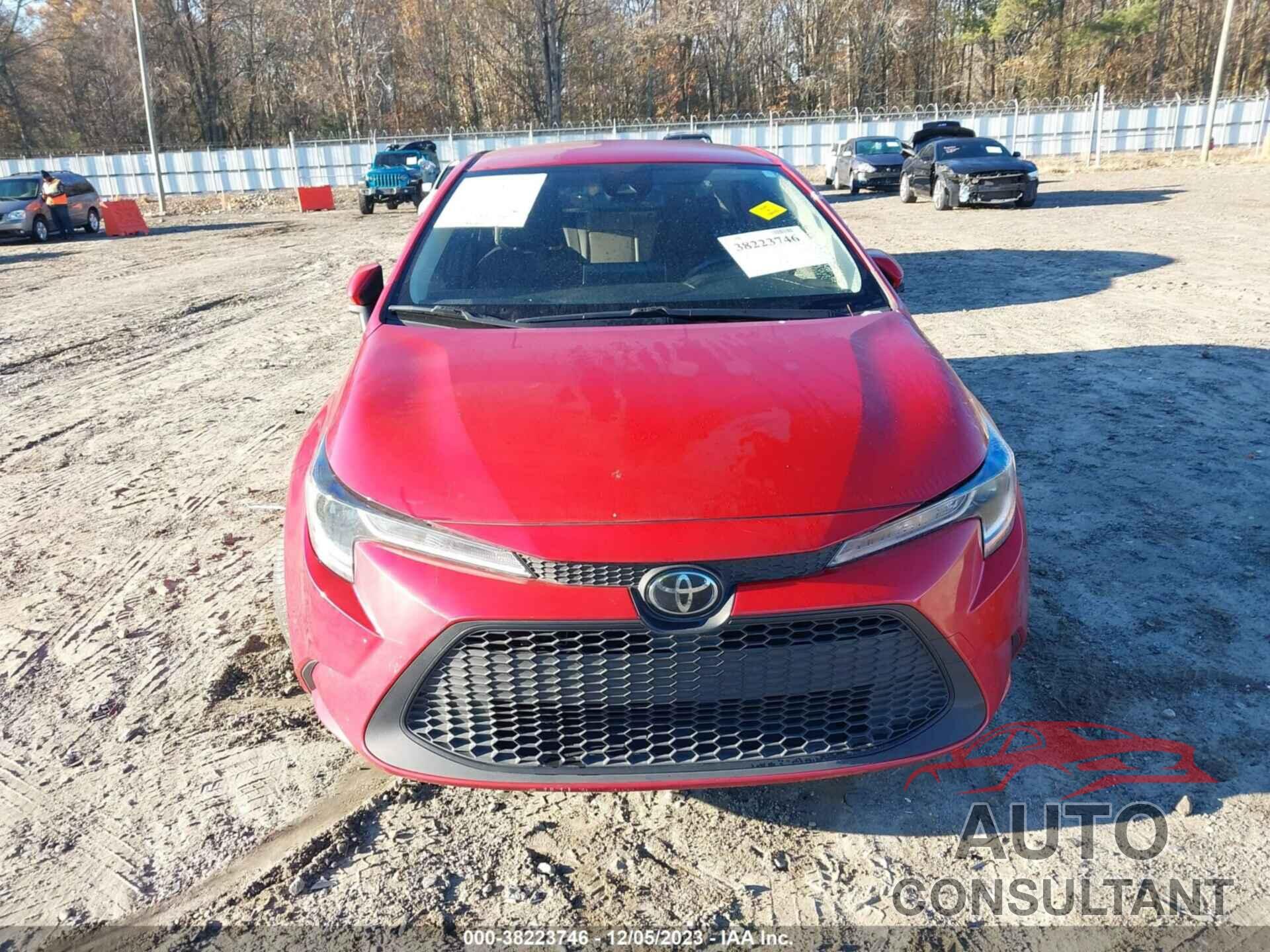 TOYOTA COROLLA 2020 - JTDEPRAE7LJ084543