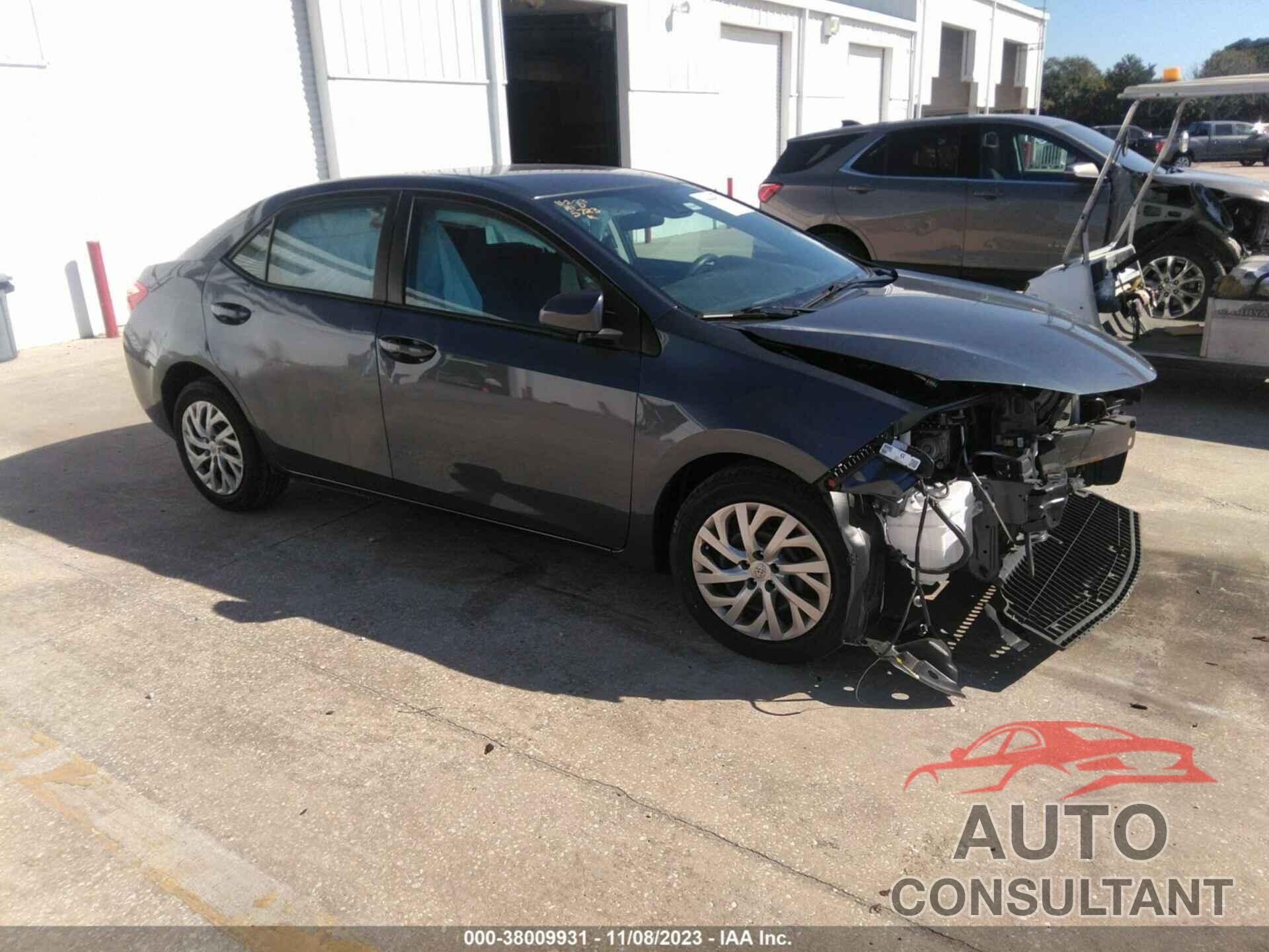 TOYOTA COROLLA 2019 - 2T1BURHE8KC205723