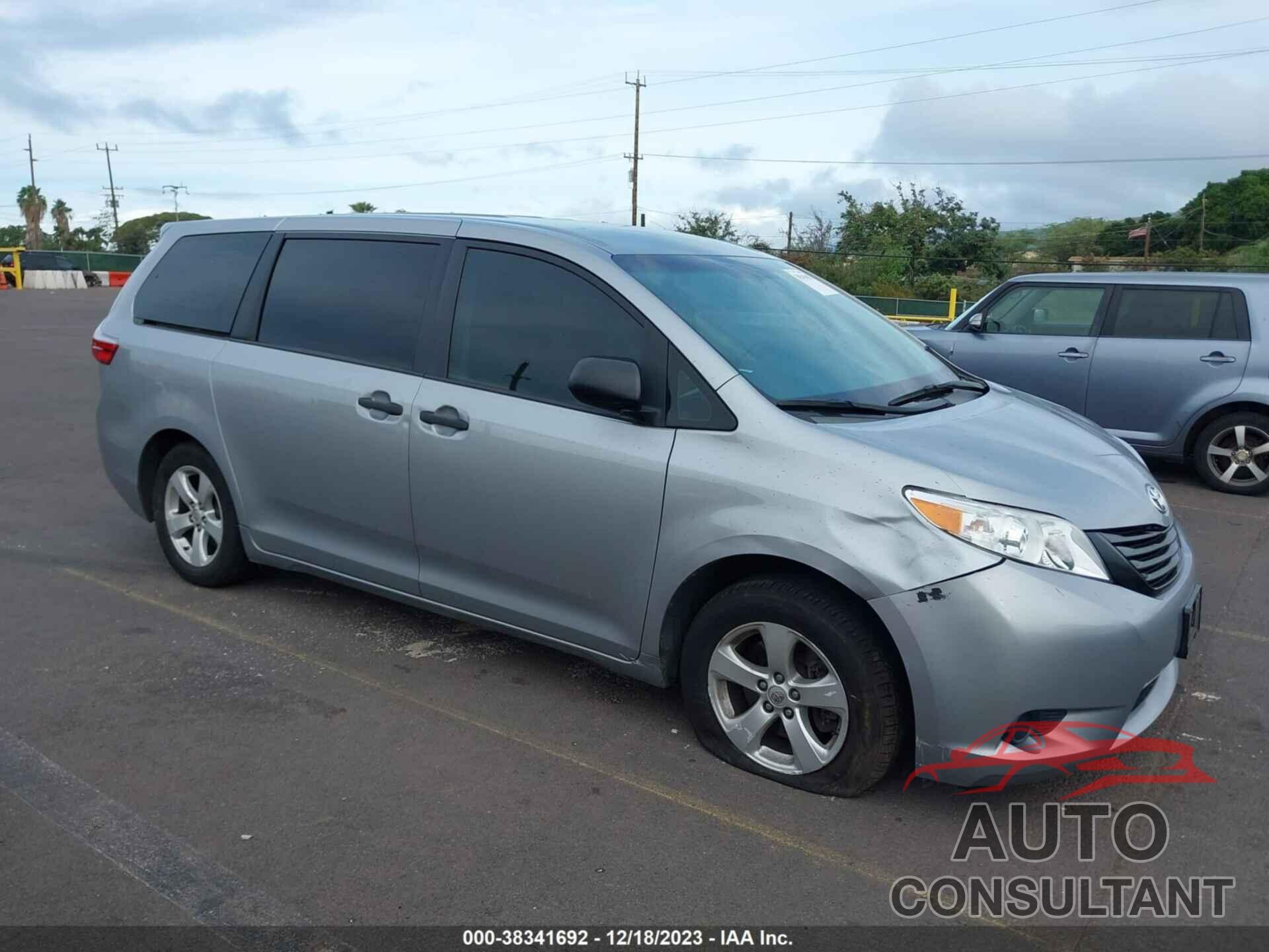 TOYOTA SIENNA 2017 - 5TDZZ3DC5HS840299