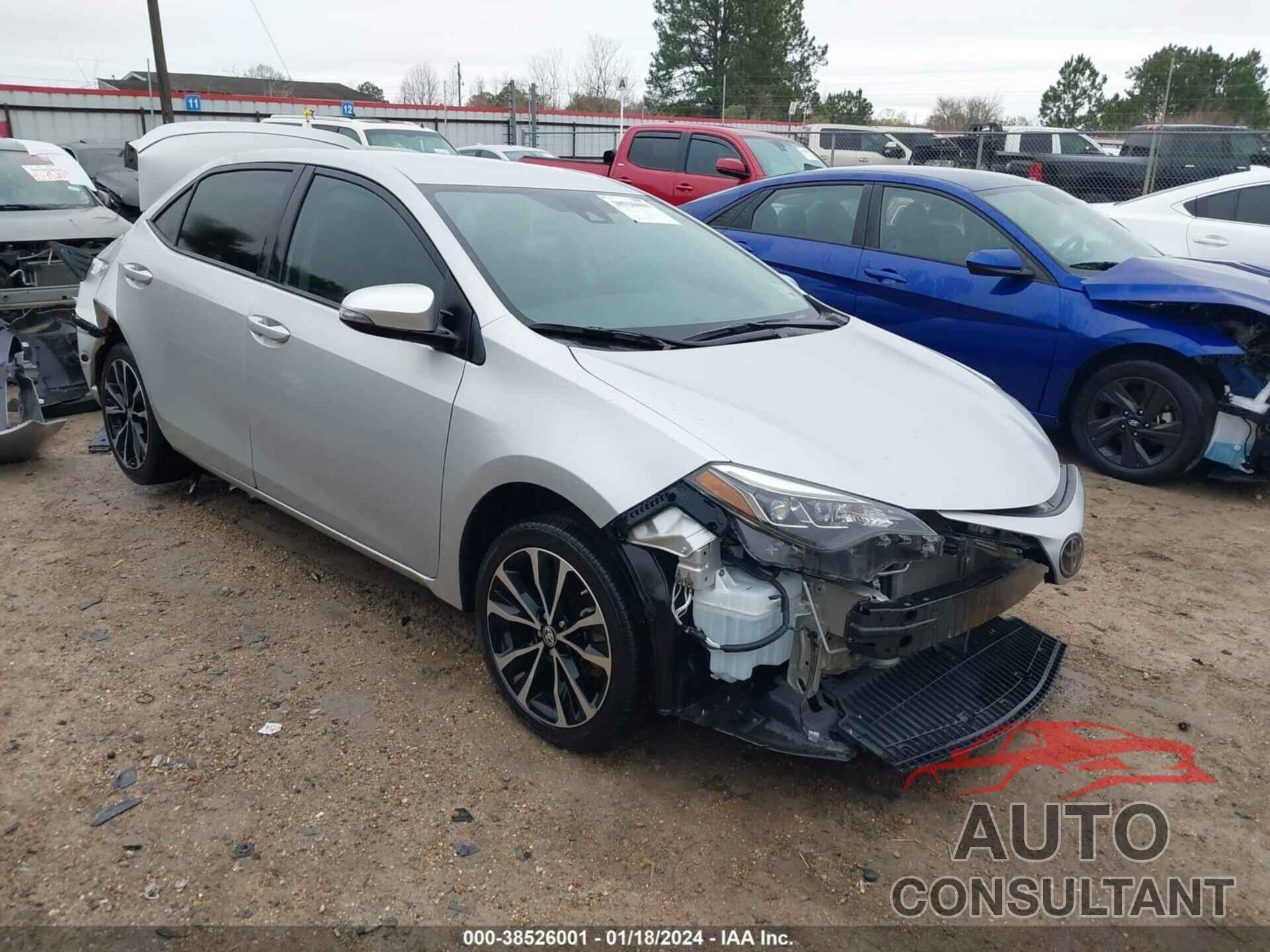 TOYOTA COROLLA 2019 - 5YFBURHE1KP875291
