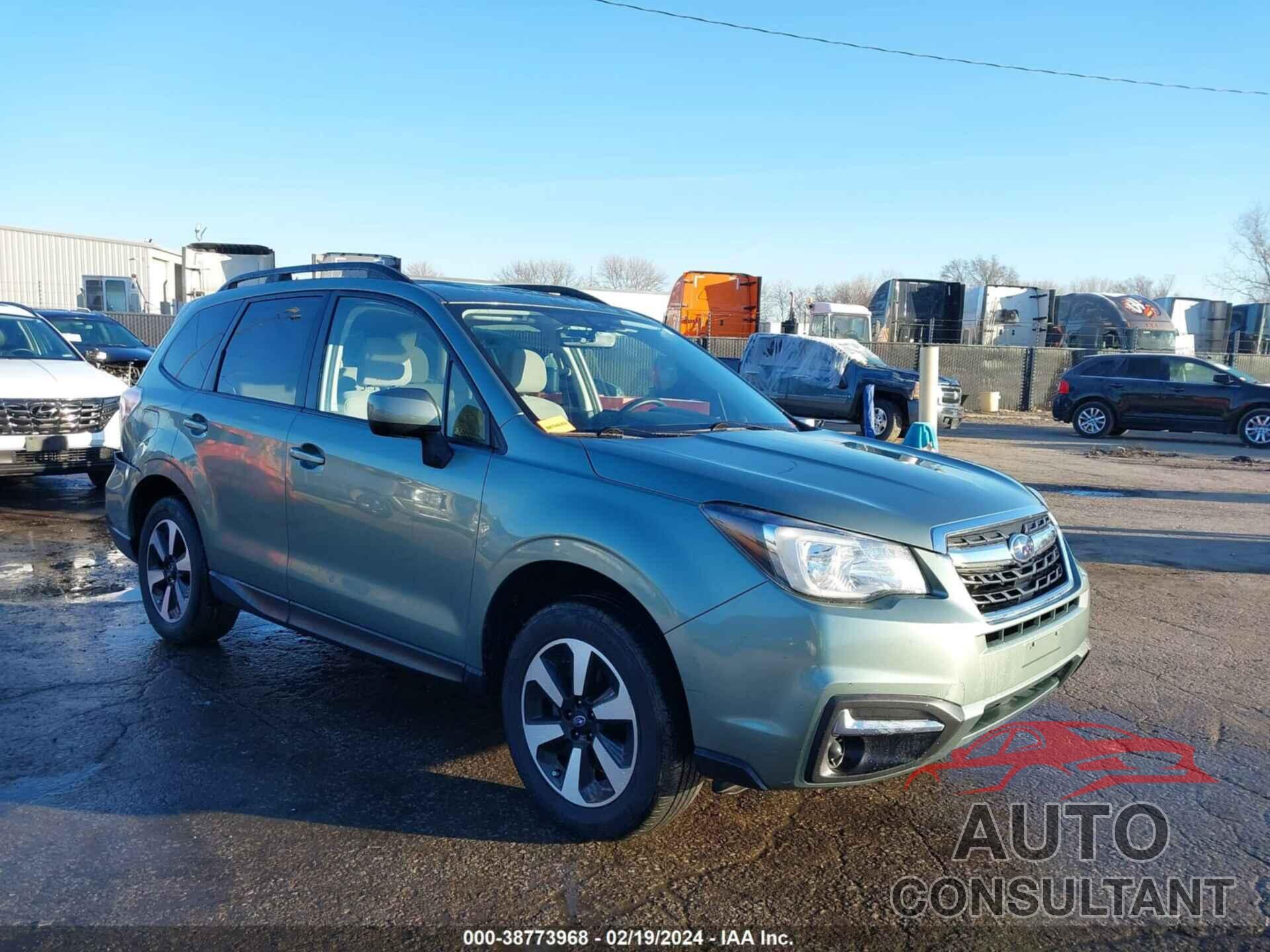 SUBARU FORESTER 2018 - JF2SJAEC7JH495266