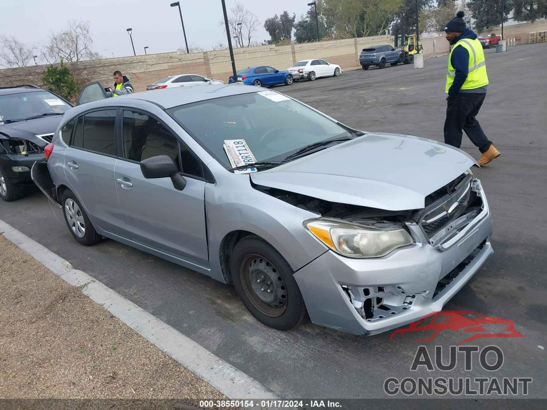 SUBARU IMPREZA 2016 - JF1GPAA6XG9231812