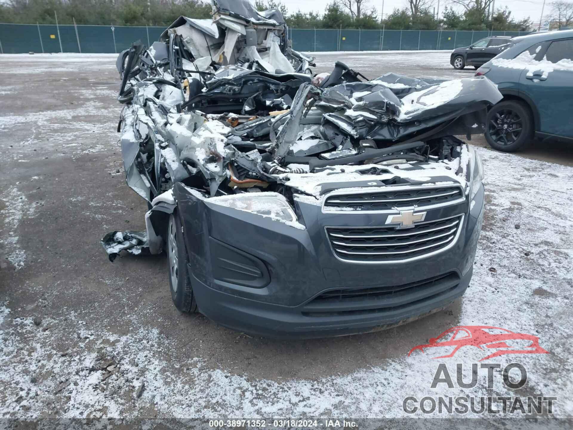 CHEVROLET TRAX 2016 - 3GNCJKSB3GL242807